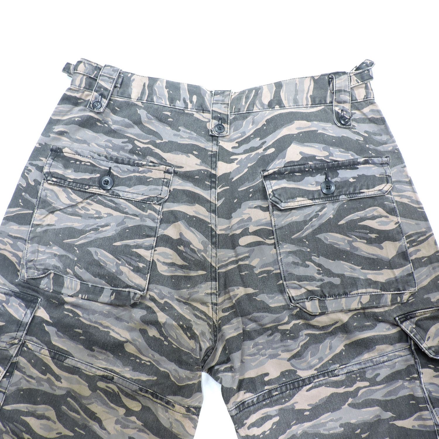Japanese Brand MATHAWK UNION MADE TIGER STRIPES CARGO LONG PANTS Size US 32 / EU 48 - 12 Thumbnail