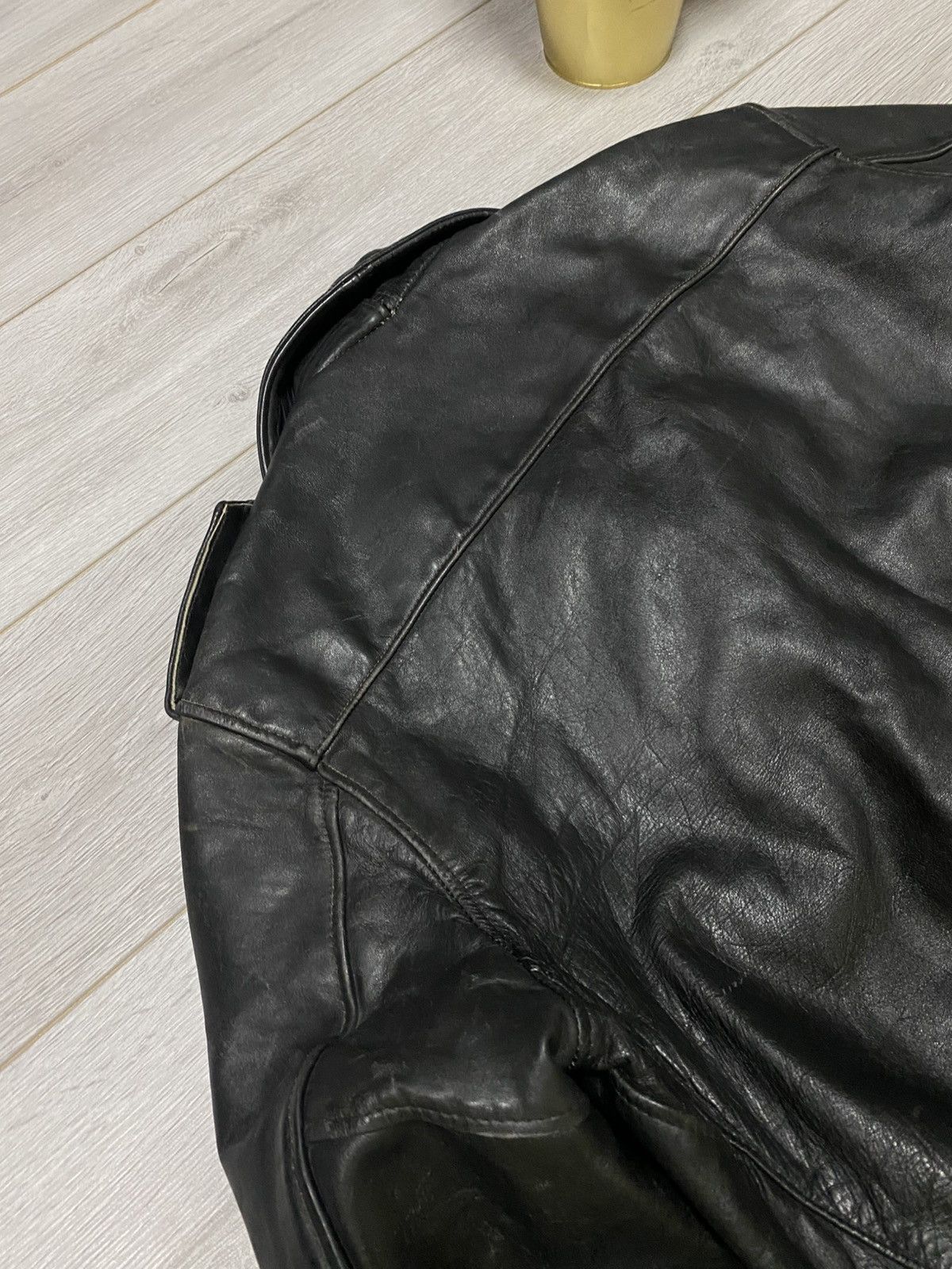 Schott Schott Perfect USA vintage leather jacket 90s Size US S / EU 44-46 / 1 - 12 Thumbnail