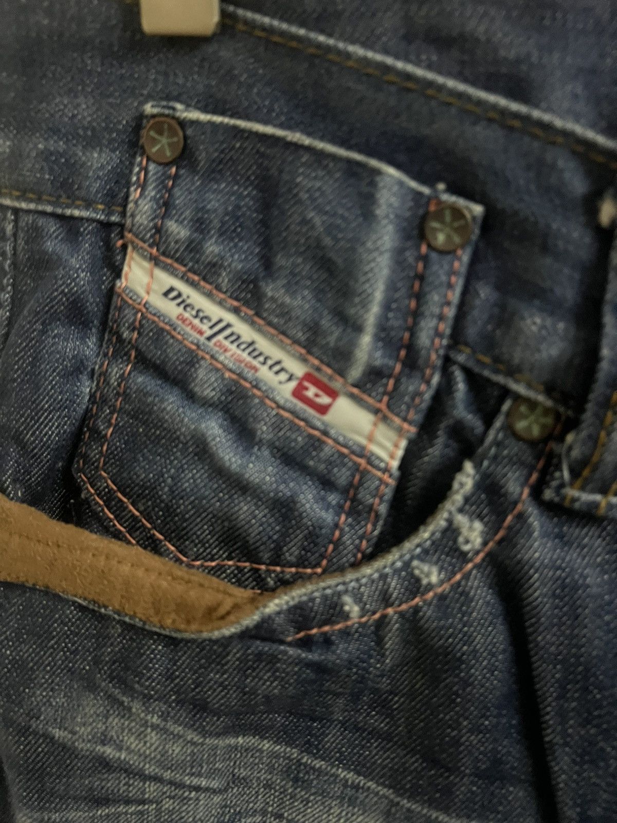 Designer × Diesel LOOSE CUT DIESEL DISTRESSED DENIM PANT Size US 34 / EU 50 - 8 Thumbnail