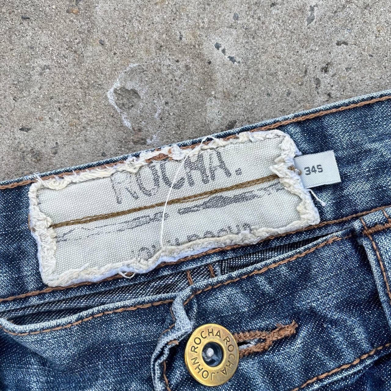 Le Grande Bleu (L.G.B.) VTG Western John Rocha Jeans Size 34 Y2K Old Money Bootcut Size US 34 / EU 50 - 5 Thumbnail