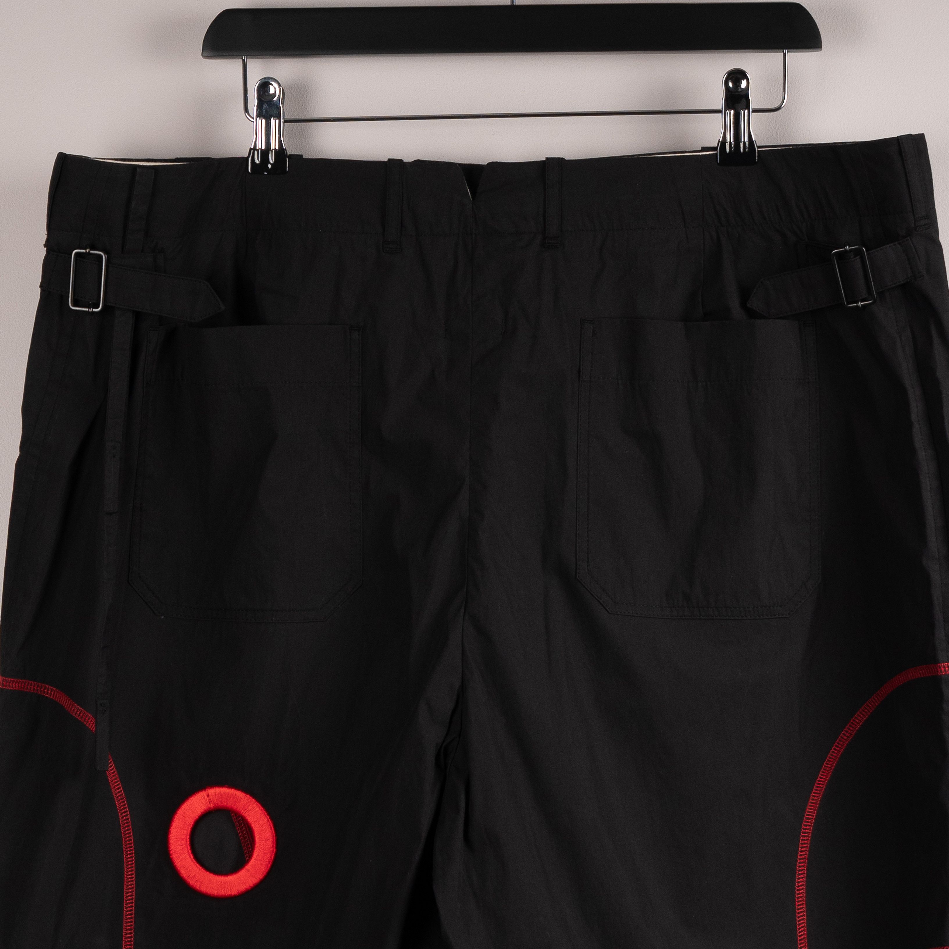 Craig Green Craig Green SS18 Contrast Stitch Shorts Black/Red Size US 36 / EU 52 - 5 Thumbnail