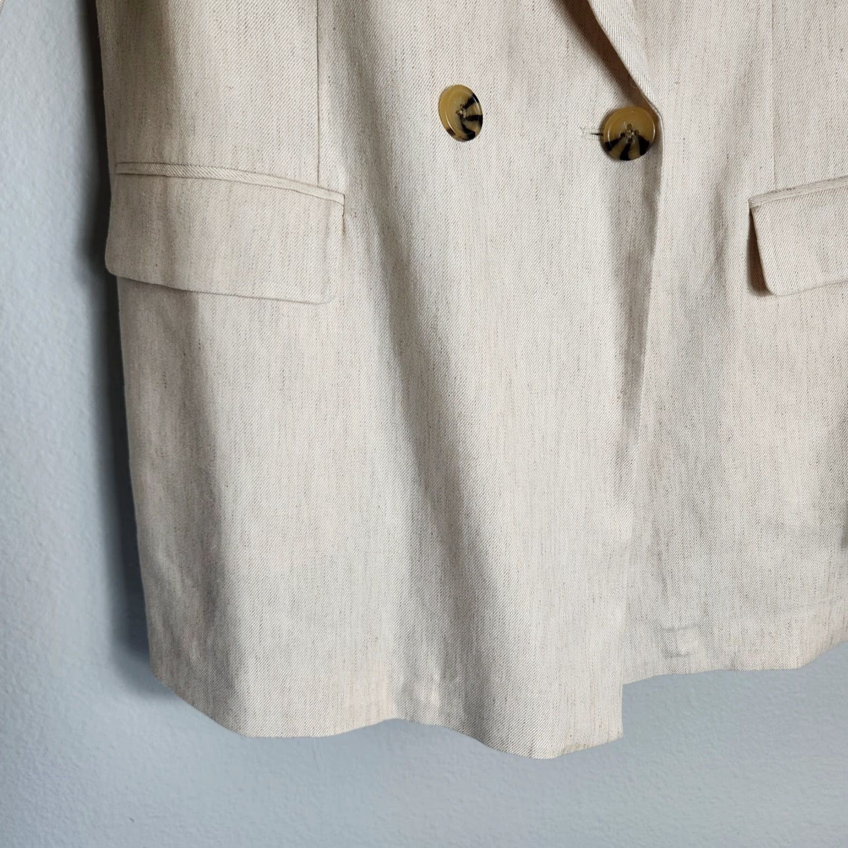 Scotch & Soda Scotch & Soda Mens L Summer Edition Unconstructed Double Breasted Blazer Size 42R - 3 Thumbnail