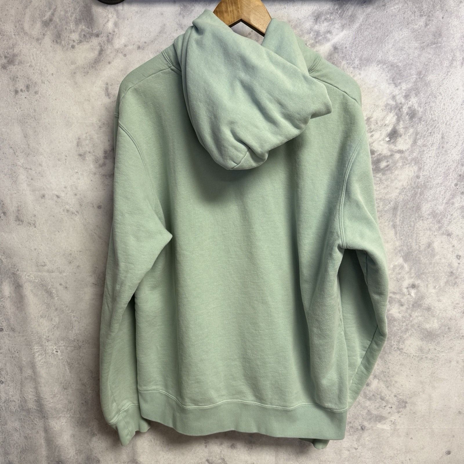 Sandro Sandro Paris Hoodie Sweatshirt Mens Large 23x26.5 Turquoise Size US L / EU 52-54 / 3 - 3 Thumbnail