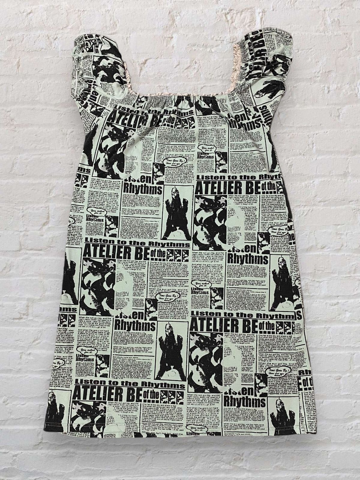 Hysteric Glamour × Japanese Brand ATELIER BE JAPAN NEWSPAPER FULLPRINT HYSTERIC STYLES Size L / US 10 / IT 46 - 15 Thumbnail