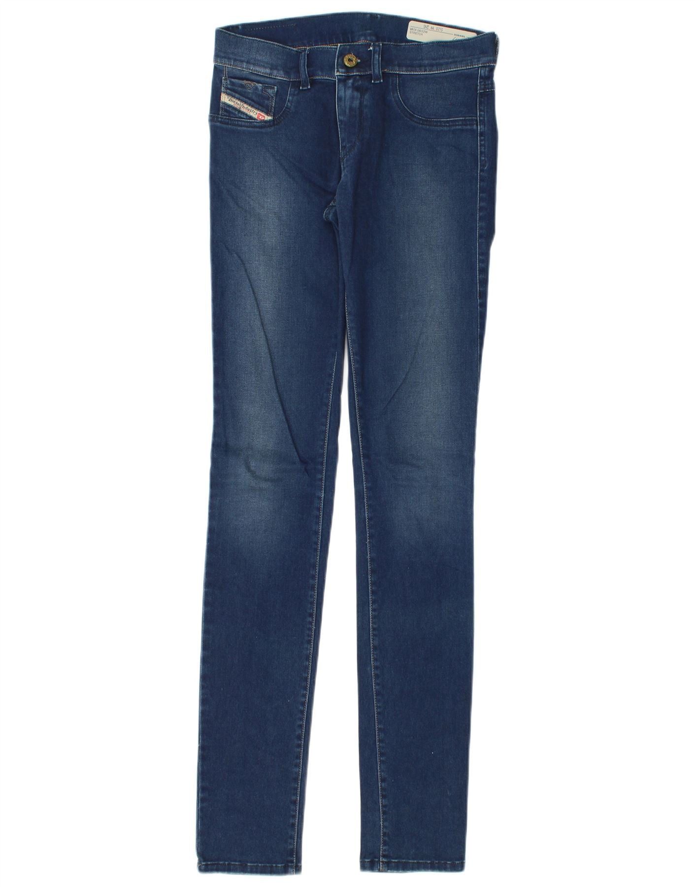 Diesel Womens Skinny Jeans W26 L33 Blue Cotton Size 42" / US 20 - 1 Thumbnail