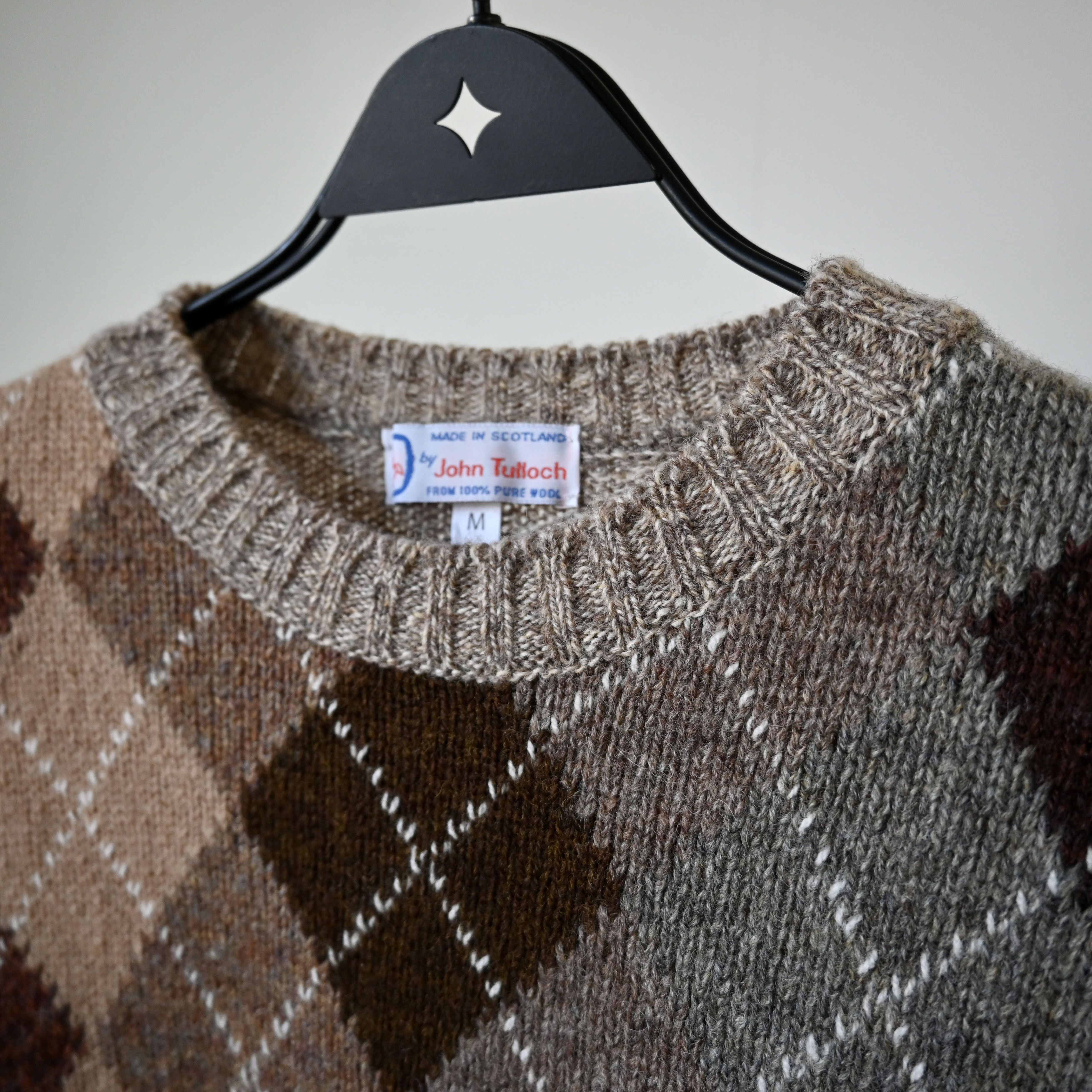 Other John Tulloch multi-argyle pure wool sweater made in Scotland Size US M / EU 48-50 / 2 - 7 Thumbnail