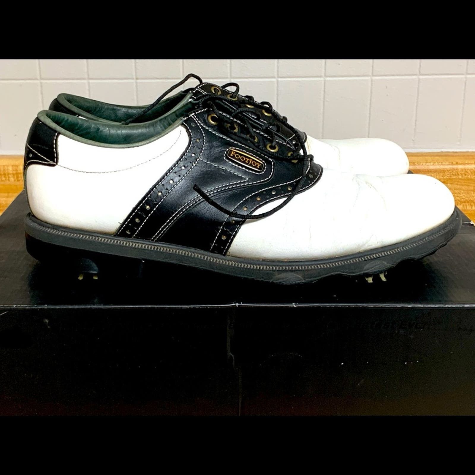FOOTJOY FJ DRYJOYS E.C.L. LEATHER SYSTEM MENS GOLF SHOES