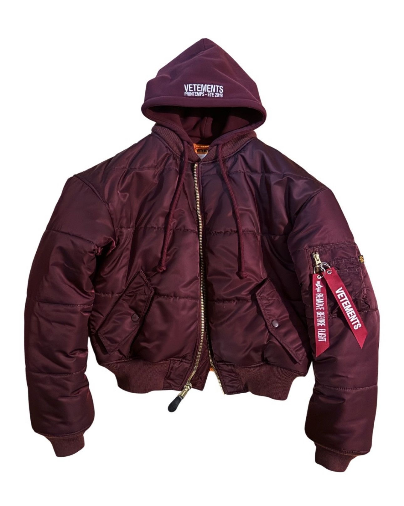 Vetements Vetements AW16 TFD Reversible Hoodie Jacket | Grailed