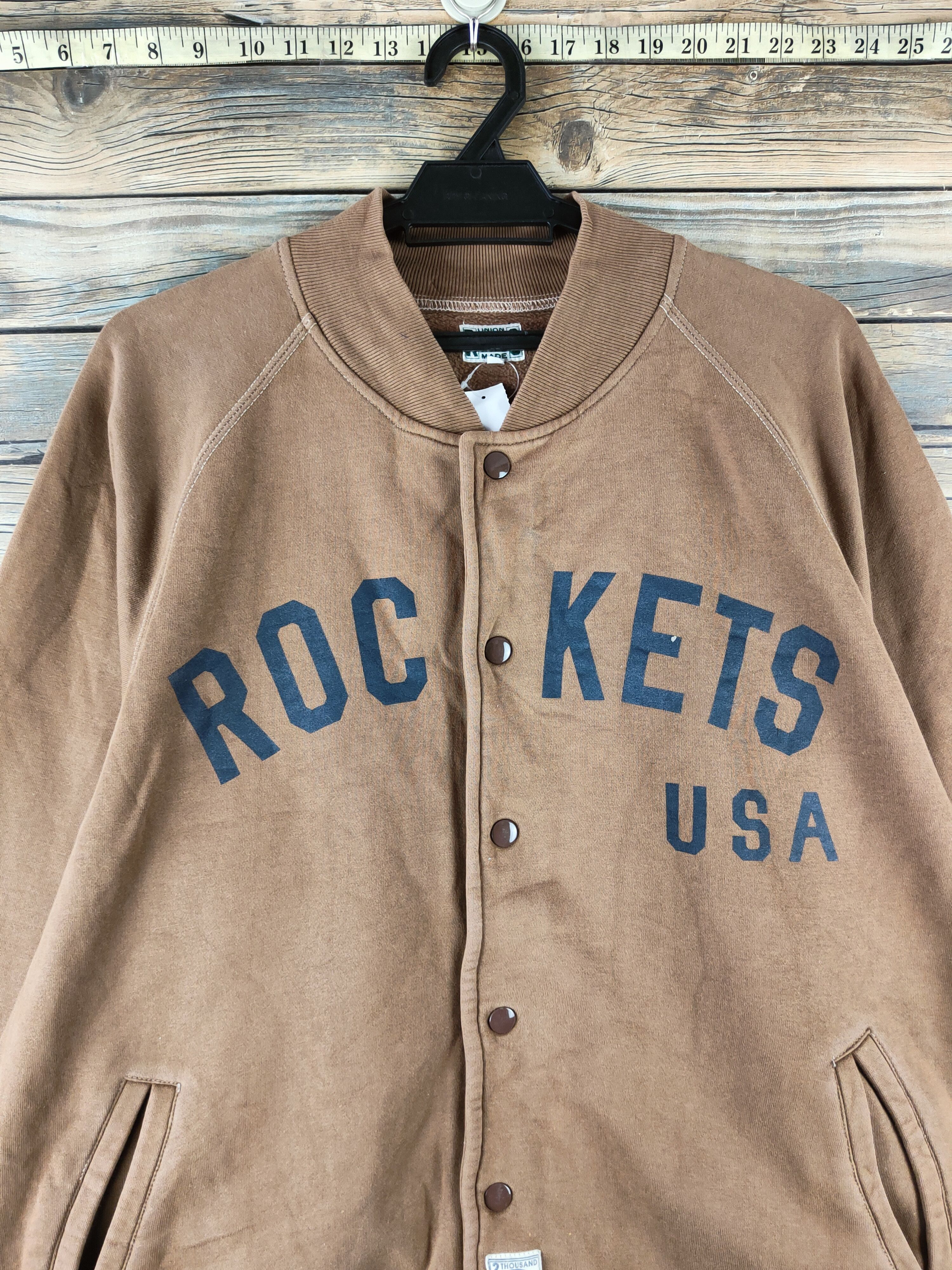 Vintage DL Union Rockets Brown Sweaters #46-184 Size US L / EU 52-54 / 3 - 2 Thumbnail