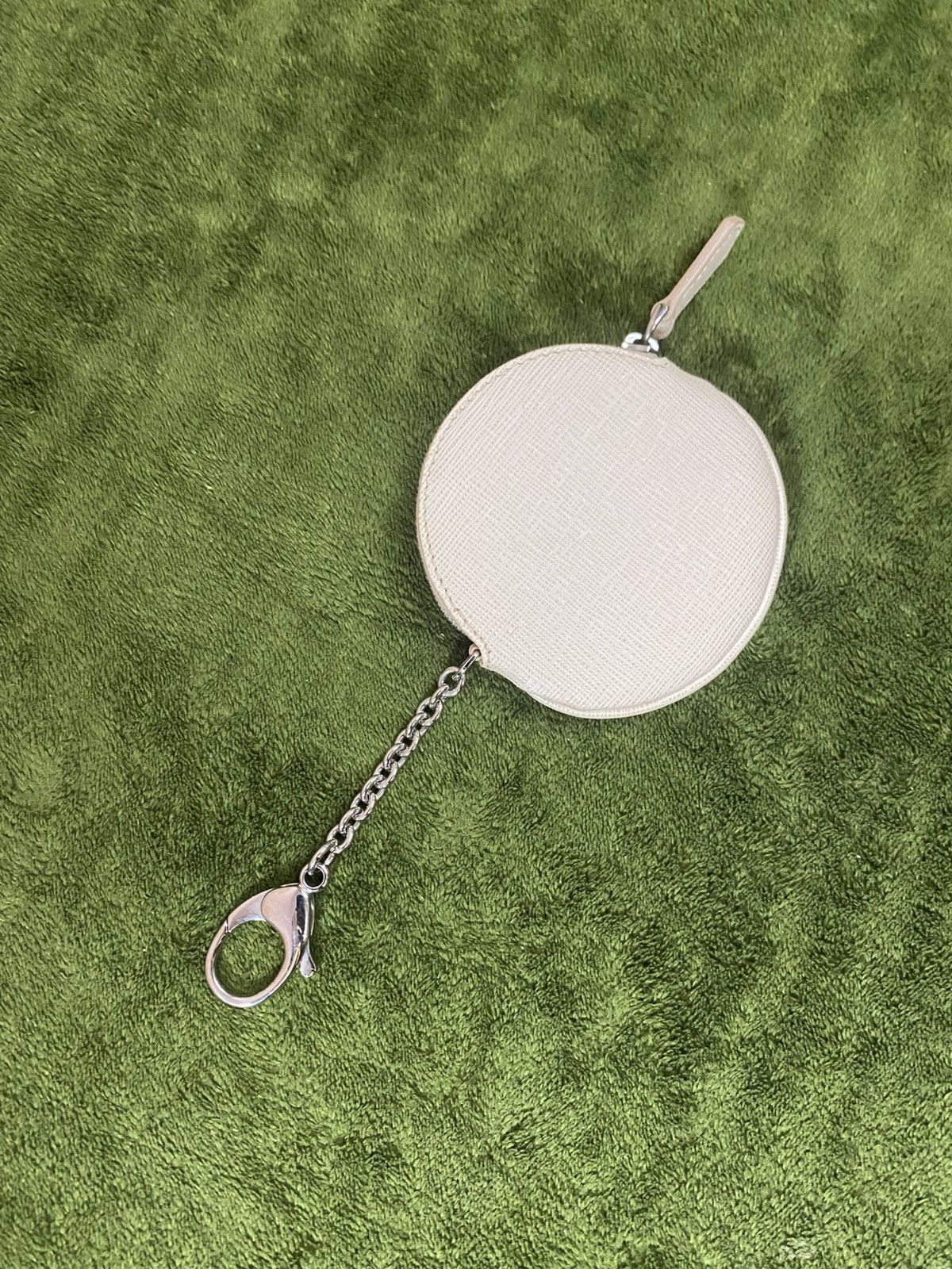 Designer × Fendi FENDI Monster Eye Round Coin Purse Keychain Leather Pink Size ONE SIZE - 2 Thumbnail