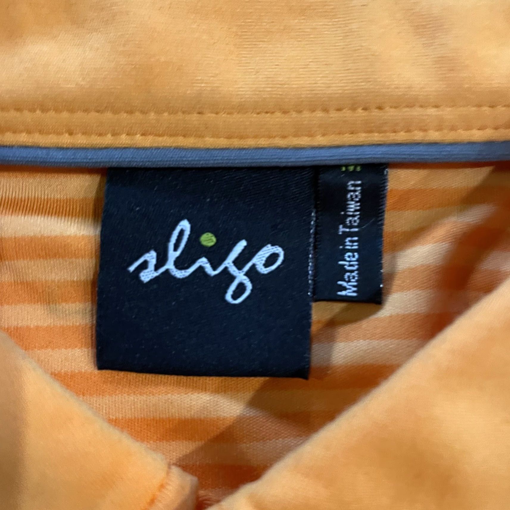 Vintage Sligo Wear Polo Shirt Striped Orange Mens Size M Size US M / EU 48-50 / 2 - 4 Thumbnail