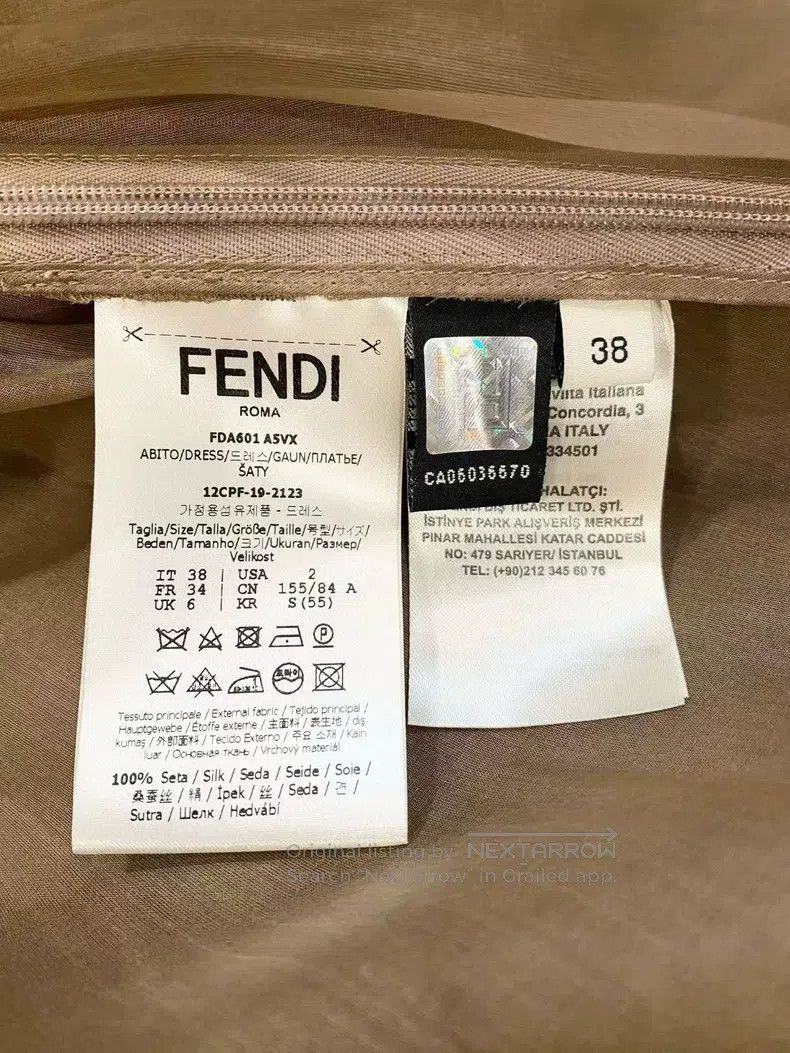 Fendi Fendi Two-Piece Long Sleeve Dress Set Size XS / US 0-2 / IT 36-38 - 5 Thumbnail