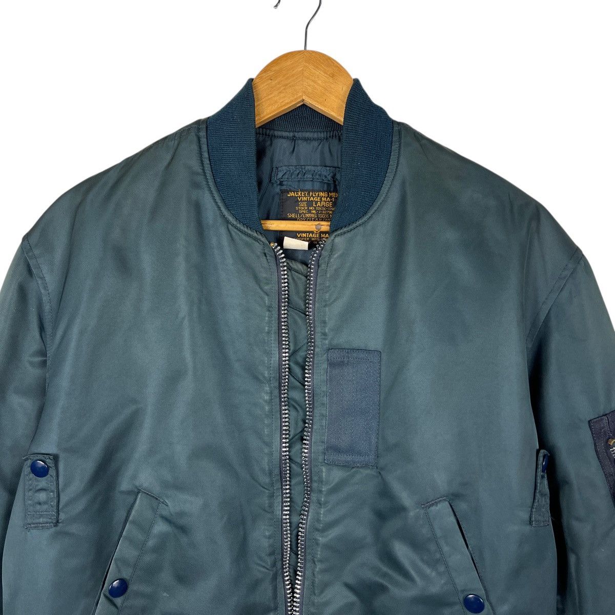 Cooper 🔥 Vintage Ma-1 Us Air Force Cooper Mfg Bomber Jacket Size US L / EU 52-54 / 3 - 5 Thumbnail