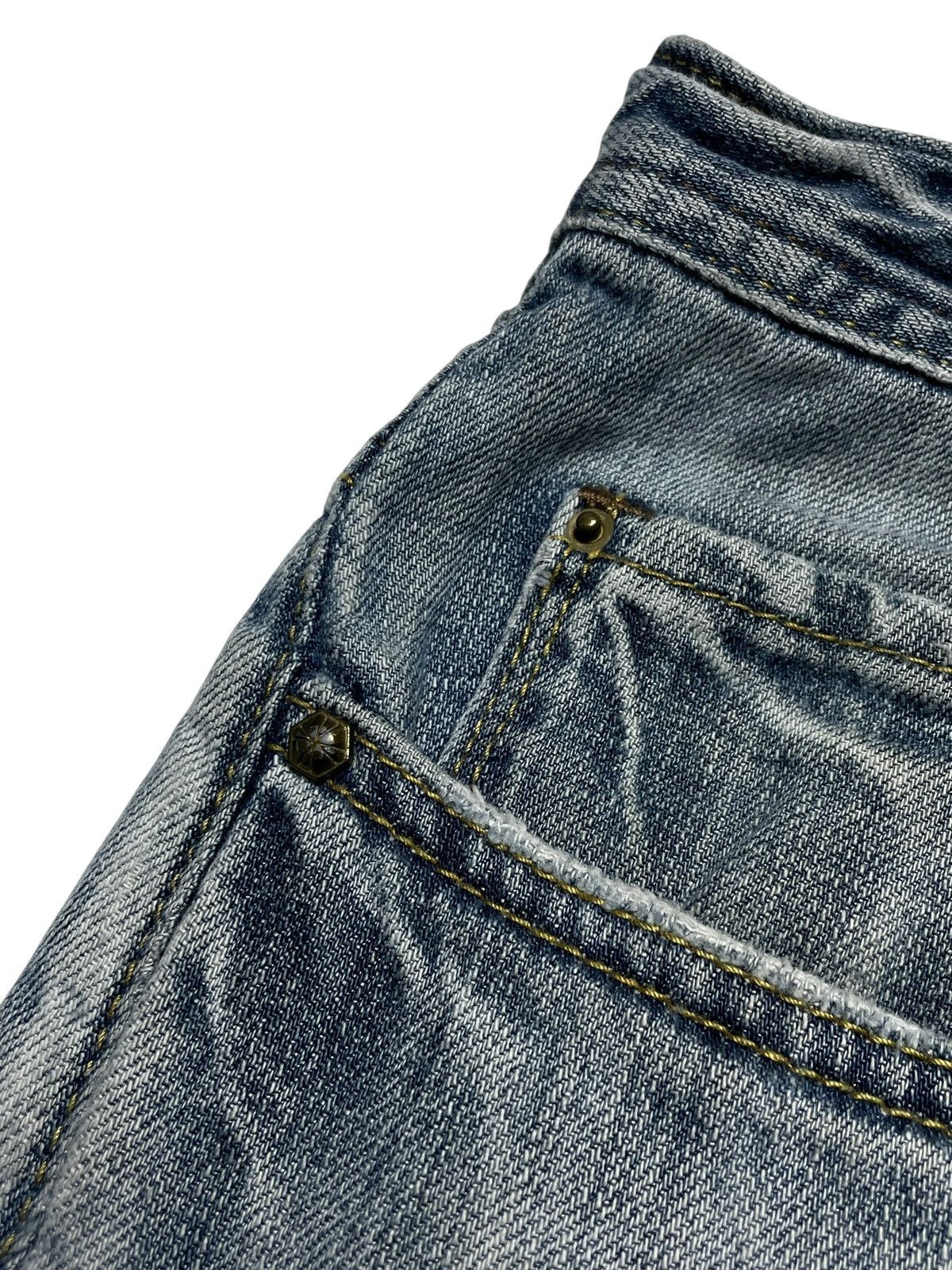 Buffalo David Bitton 2000’s Buffalo David Bitton - Light Wash Denim Pants Size US 34 / EU 50 - 7 Thumbnail