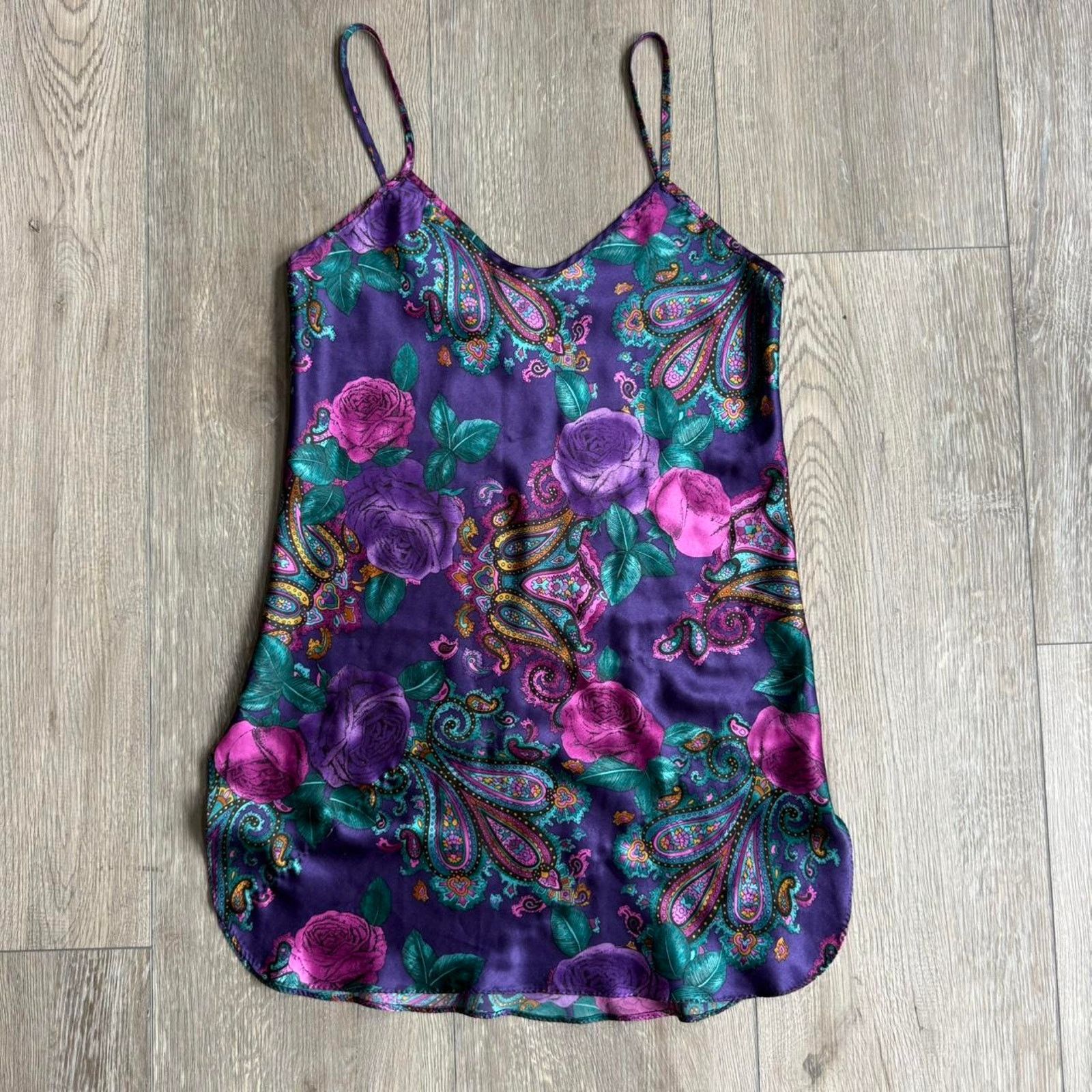 Other Vintage Women’s Boho Floral Paisley Top Size M / US 6-8 / IT 42-44 - 1 Thumbnail