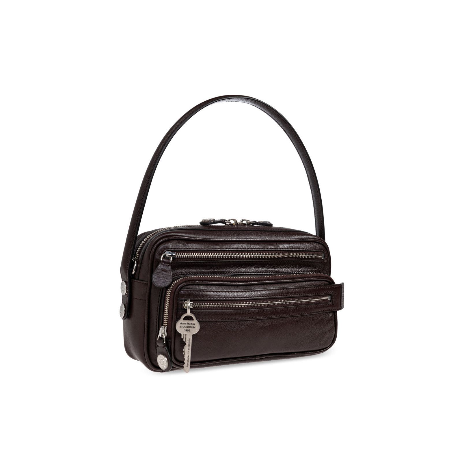 Acne Studios ACNE STUDIOS Camero Party Brown Leather Shoulder Bag New Size ONE SIZE - 3 Thumbnail