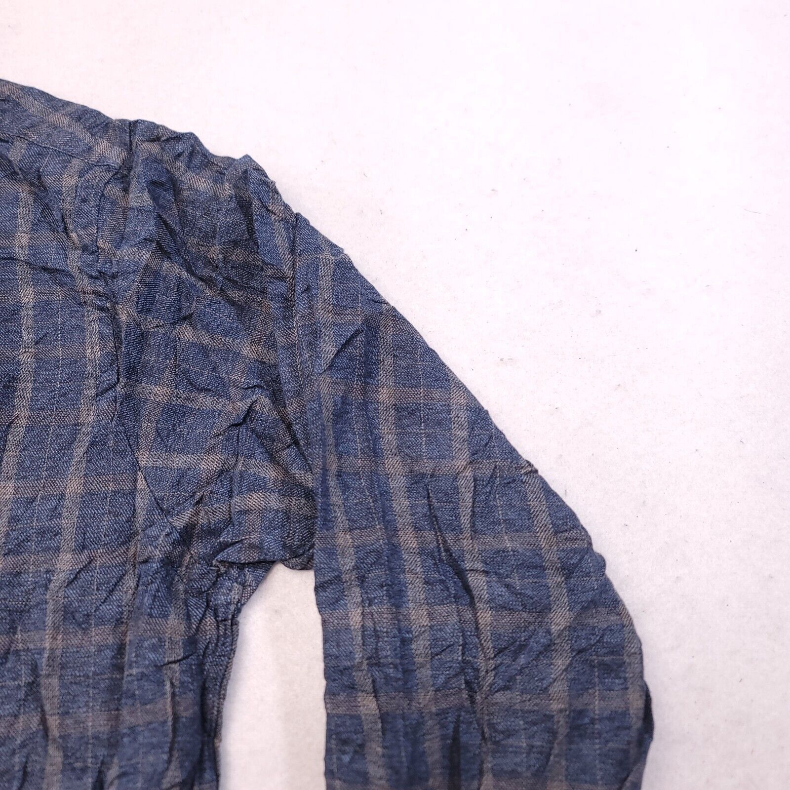 Geoffrey Beene Geofferey Beene Tartan Flannel Shirt Mens Size Large L Blue Size US L / EU 52-54 / 3 - 5 Thumbnail