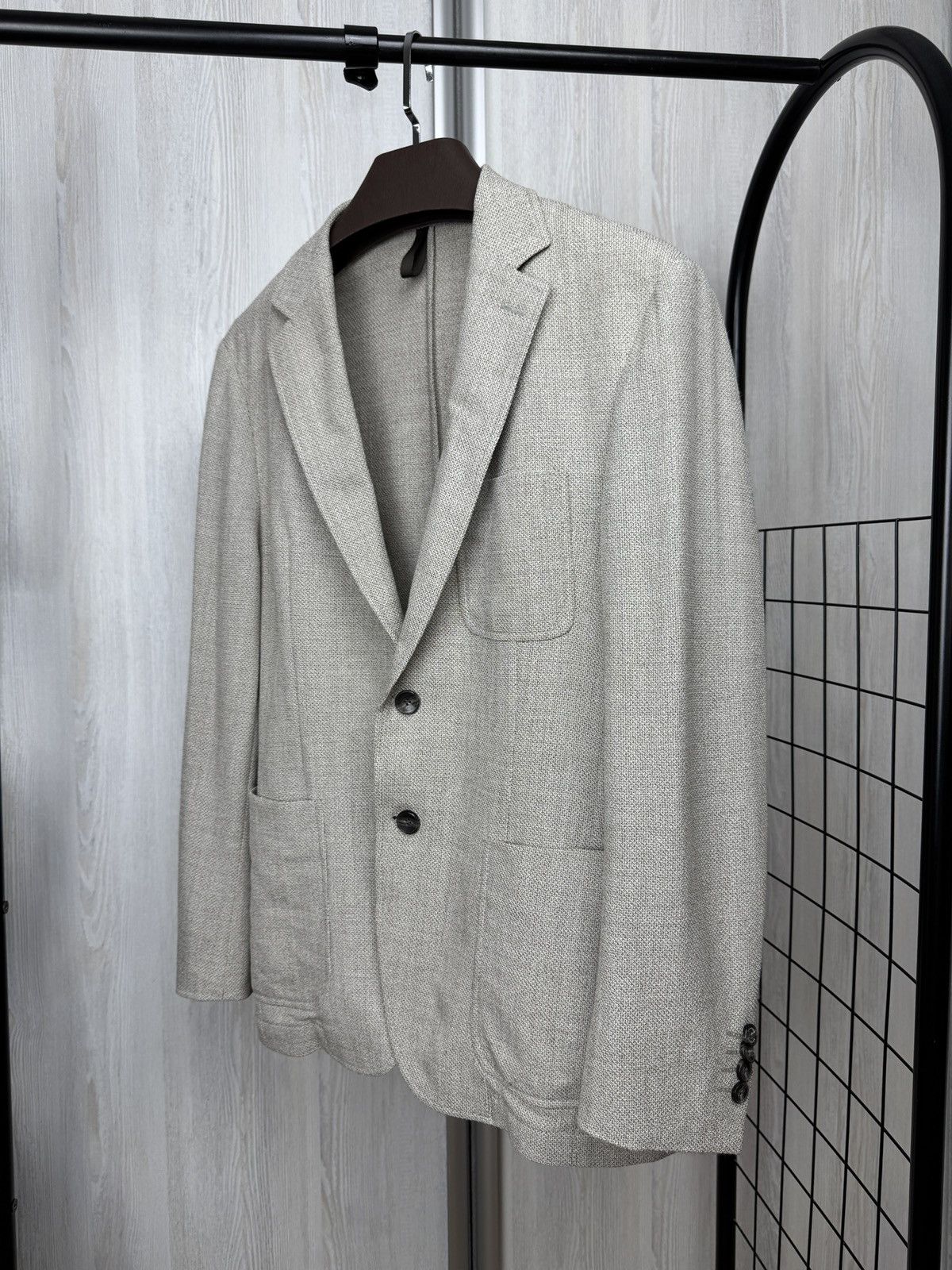 Officina36 Strellson x Officina by Marlane wool blend unlined blazer Size 36R - 6 Thumbnail