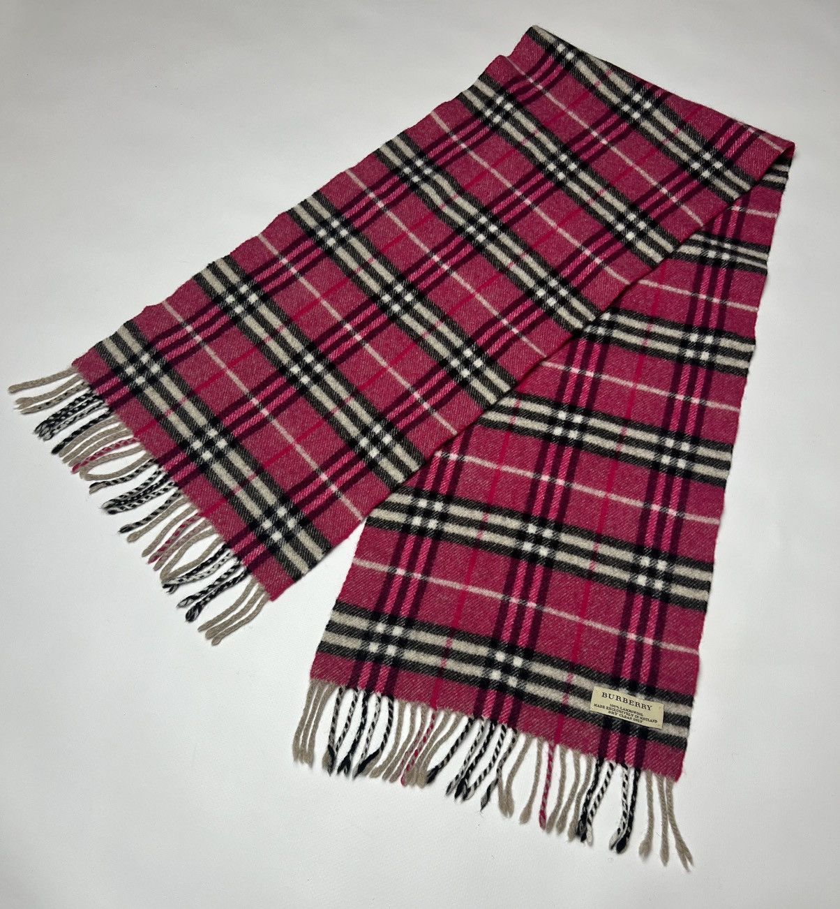 Burberry Hot Pink Scarf