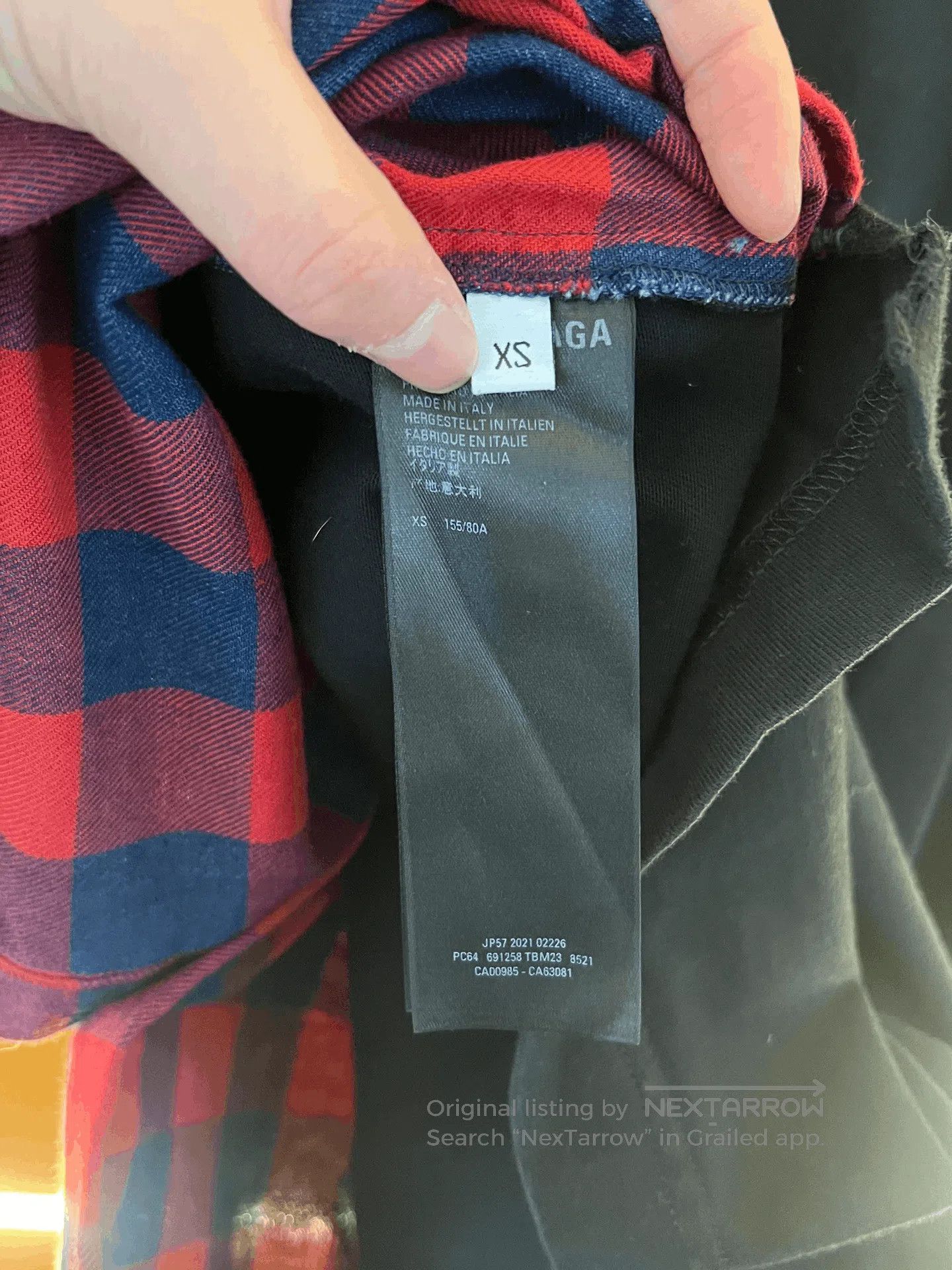 Balenciaga Balenciaga Spliced Shirt. Size XS / US 0-2 / IT 36-38 - 5 Thumbnail