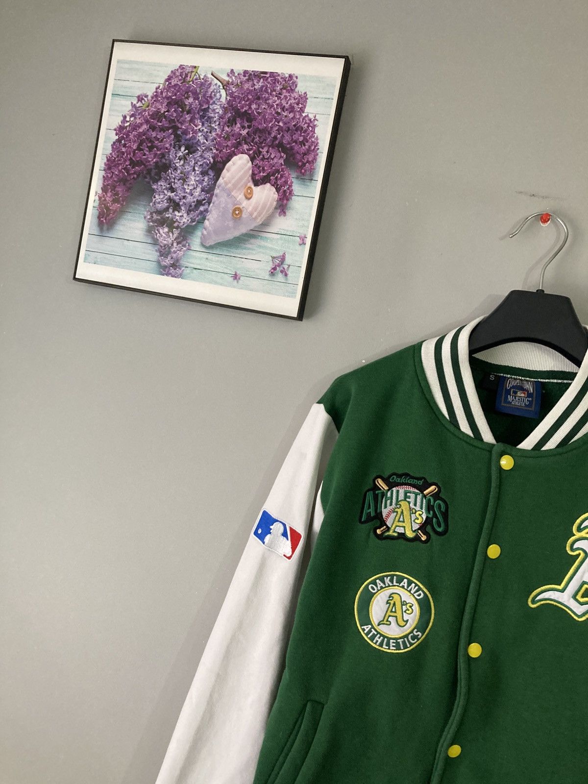 Majestic Vintage majestic oakland athletics mlb bomber varsity jacket Size US S / EU 44-46 / 1 - 4 Thumbnail