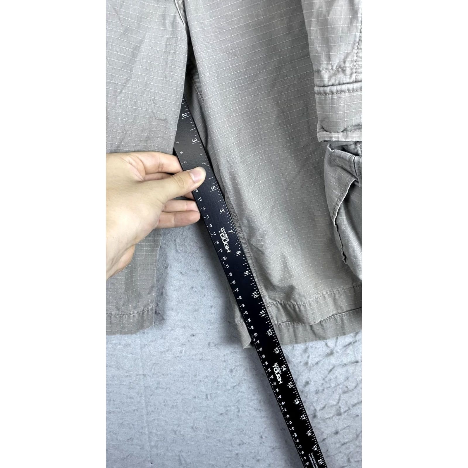 Vintage Polo Jeans Co. Ralph Lauren Cargo Shorts Mens 38 Gray Ripstop 11 Inseam Casual Size US M / EU 48-50 / 2 - 6 Thumbnail