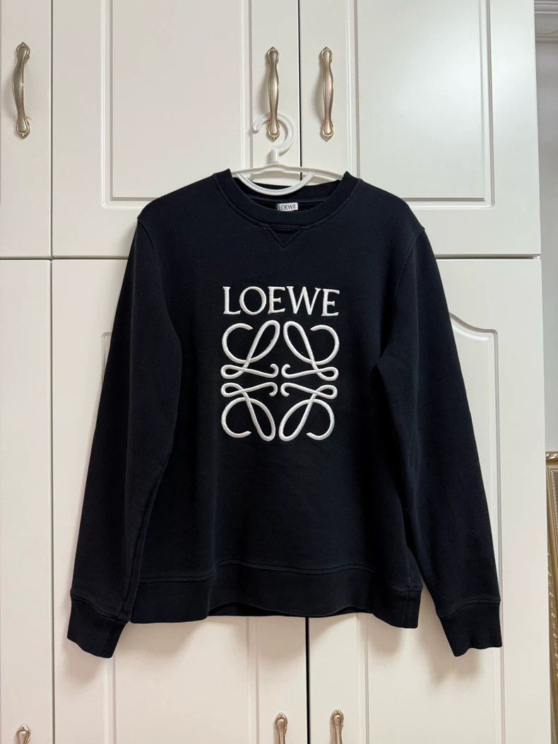Loewe LOEWE Embroidered logo hoodie Size S / US 4 / IT 40 - 1 Thumbnail