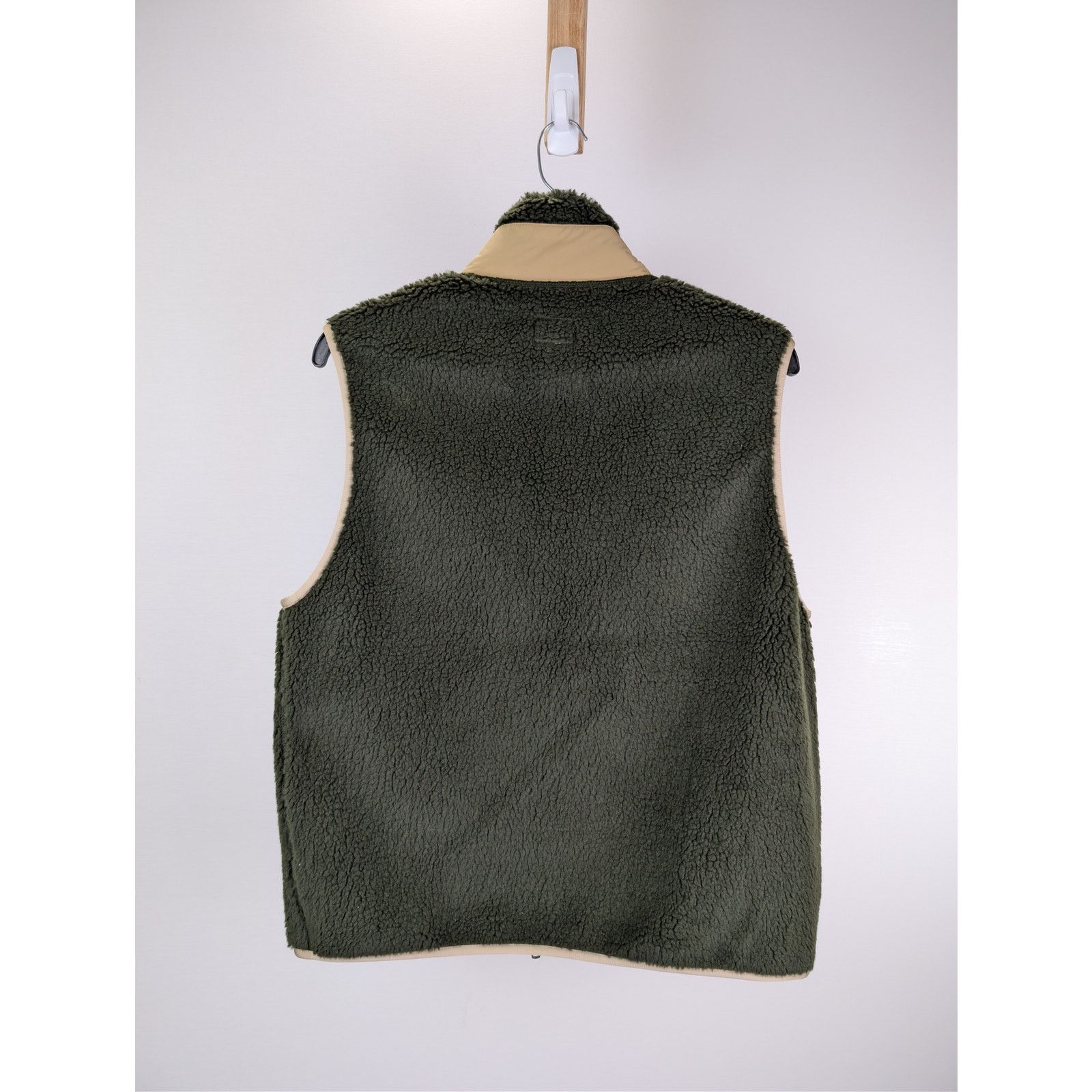 Todd Snyder o1rshd1 CC20 Italian Recycled Fleece Vest Jacket in Olive Size US M / EU 48-50 / 2 - 12 Thumbnail