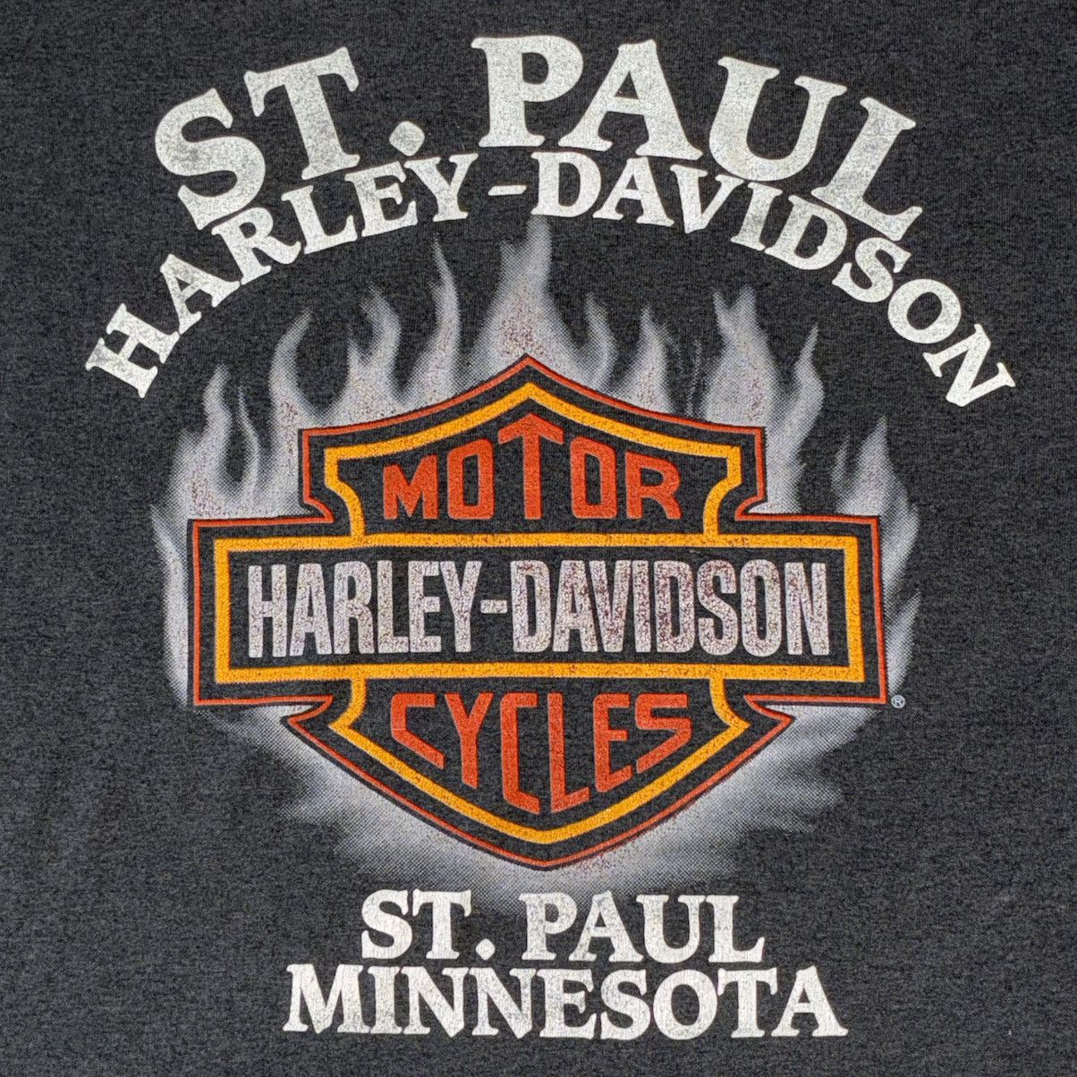 Harley Davidson Harley Davidson 3D emblem flames st. paul minnesota Size US L / EU 52-54 / 3 - 2 Thumbnail