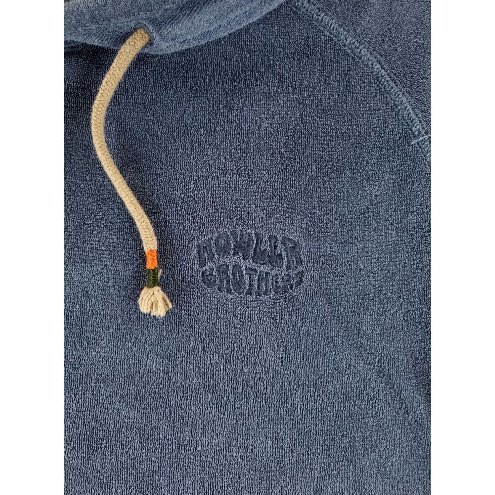Howler Brothers Howler Brothers Hoodie Terry Cloth Blue Long Sleeve Thumb Holes Mens M Size US M / EU 48-50 / 2 - 2 Thumbnail