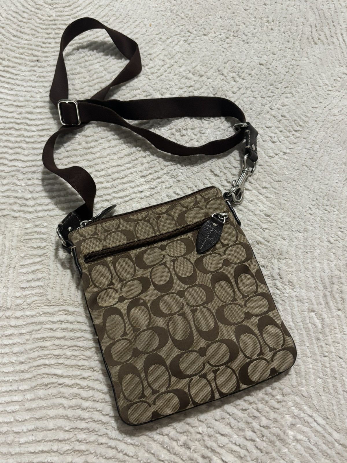 Coach Coach Monogram Logo Vintage Shoulder Bag Size ONE SIZE - 2 Thumbnail