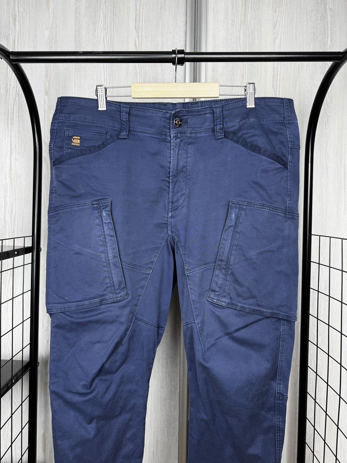 G-Star G-Star Raw Zip Pkt 3D Skinny Cargo faded blue pants size 38 Size US 38 / EU 54 - 3 Thumbnail