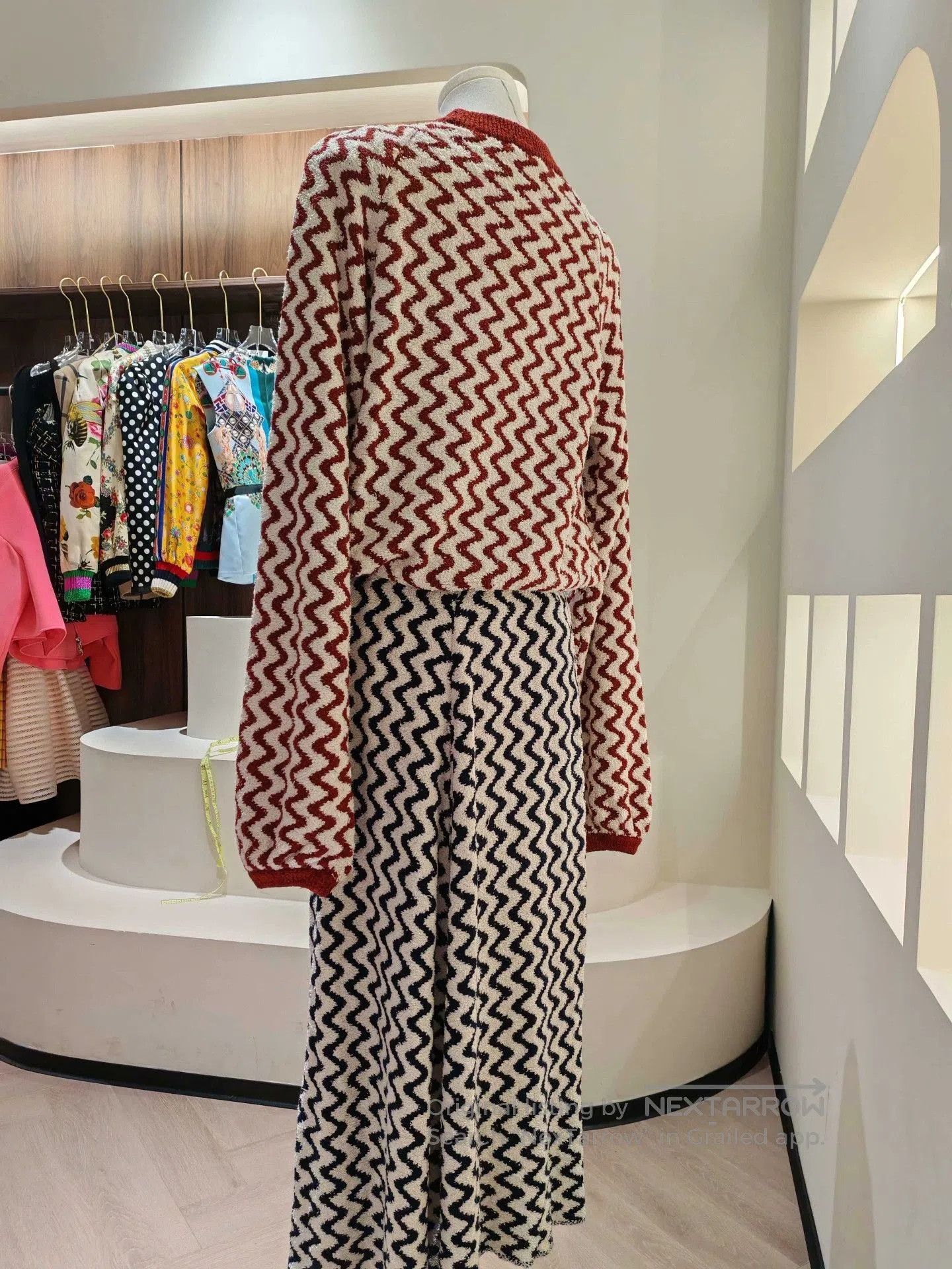 Chloe Chloé Wave Pattern Knit Set. Size XS / US 0-2 / IT 36-38 - 2 Thumbnail