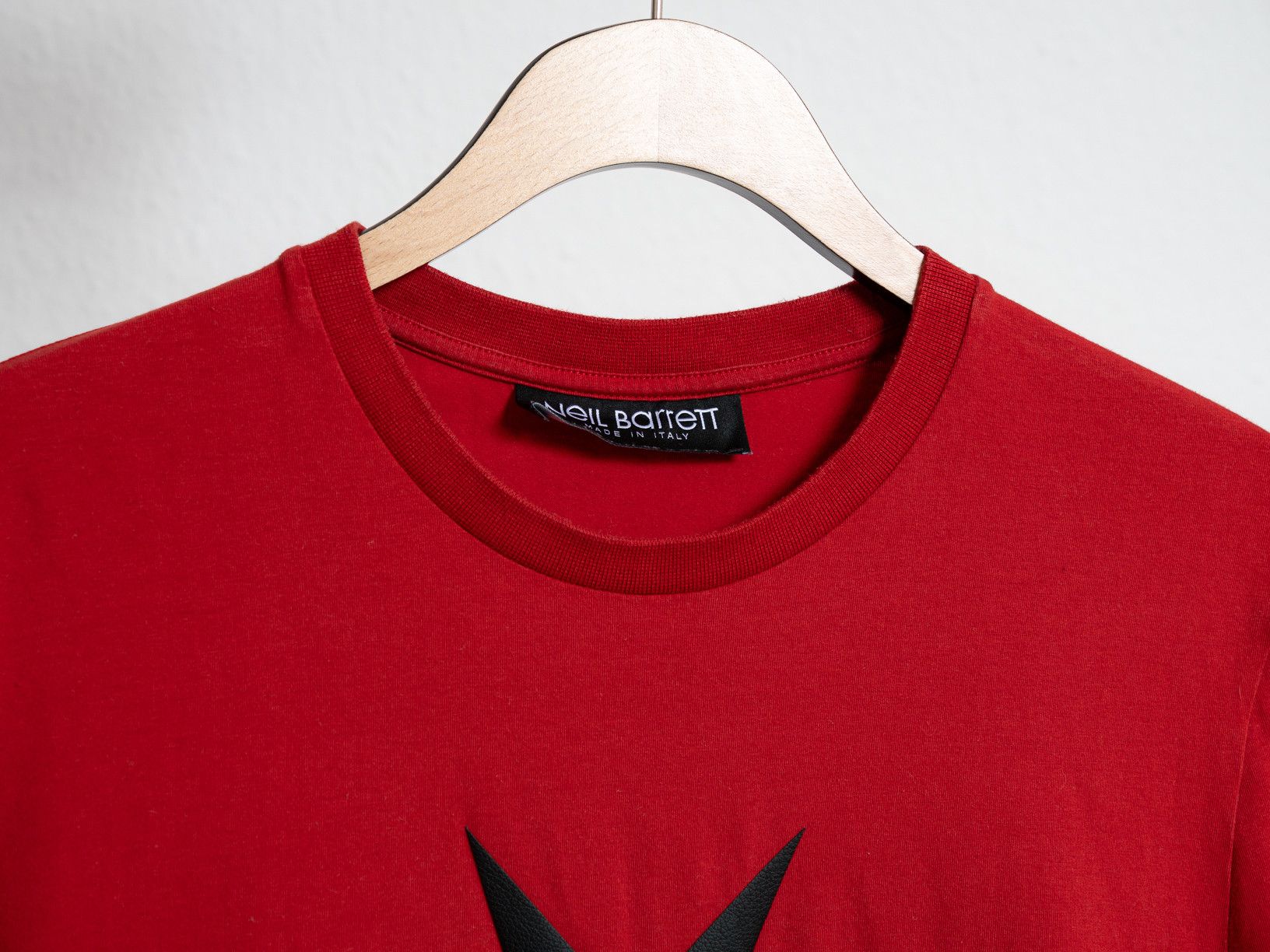 Neil Barrett Neil Barrett Military Star Tee Red M Size US L / EU 52-54 / 3 - 3 Thumbnail