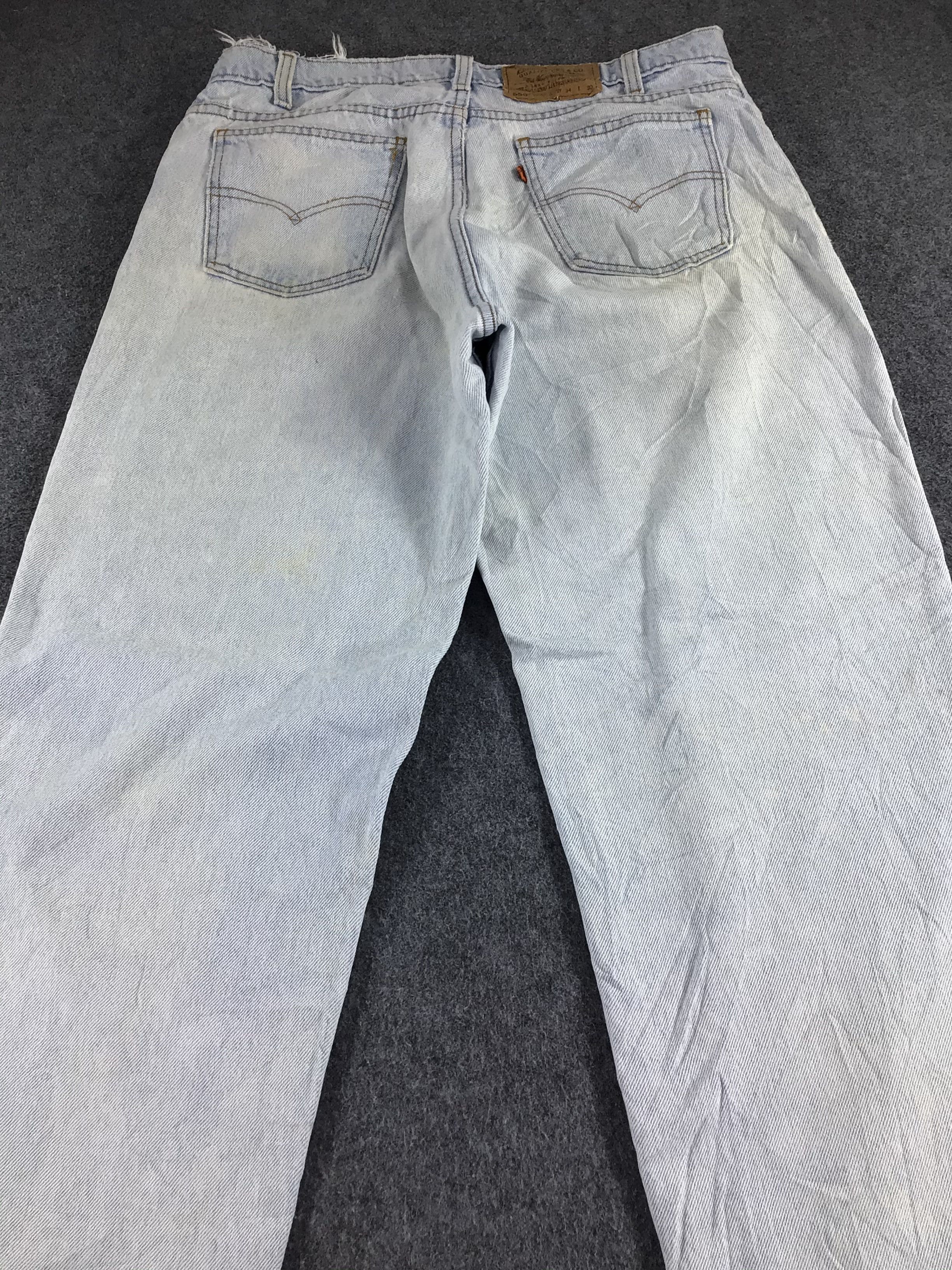 Levi's Vintage Levis 550 Orange Tab Jeans-J310 Size US 34 / EU 50 - 4 Thumbnail