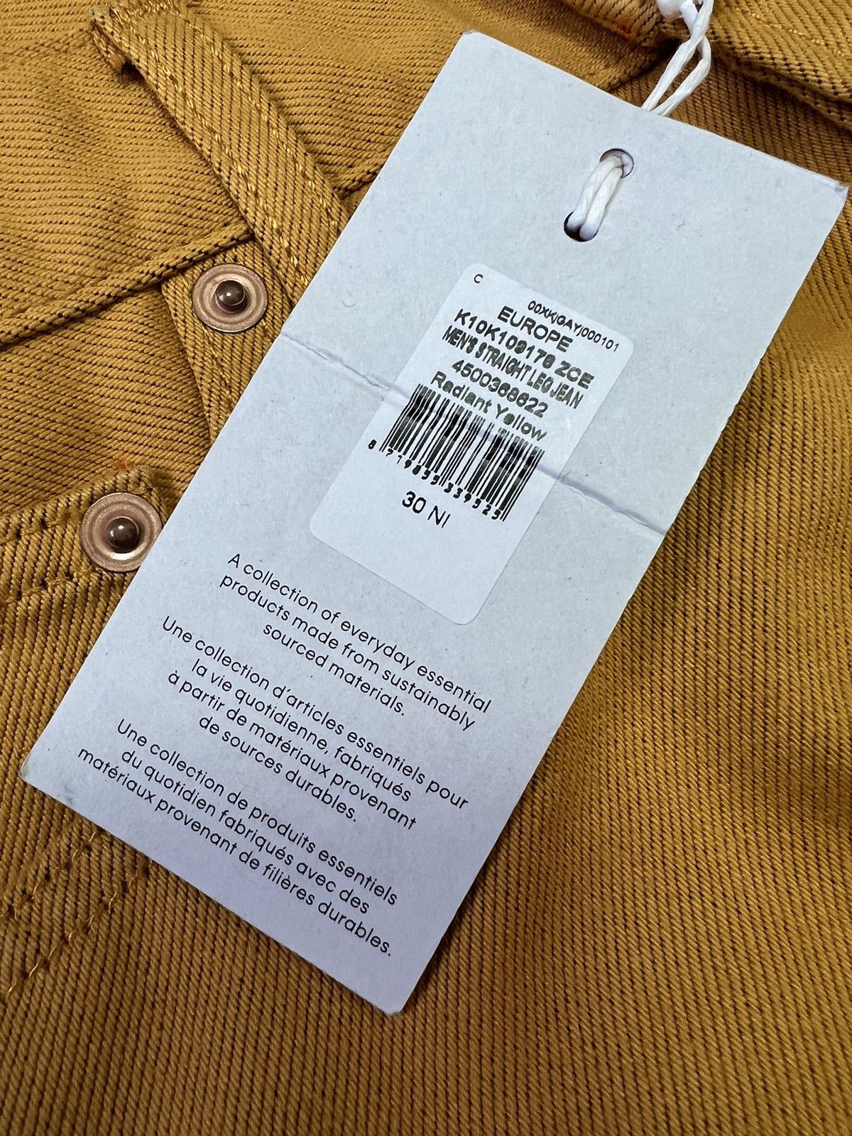 Calvin Klein × Heron Preston Heron Preston Calvin Klein Orange 2.0 Jeans Size US 32 / EU 48 - 9 Thumbnail