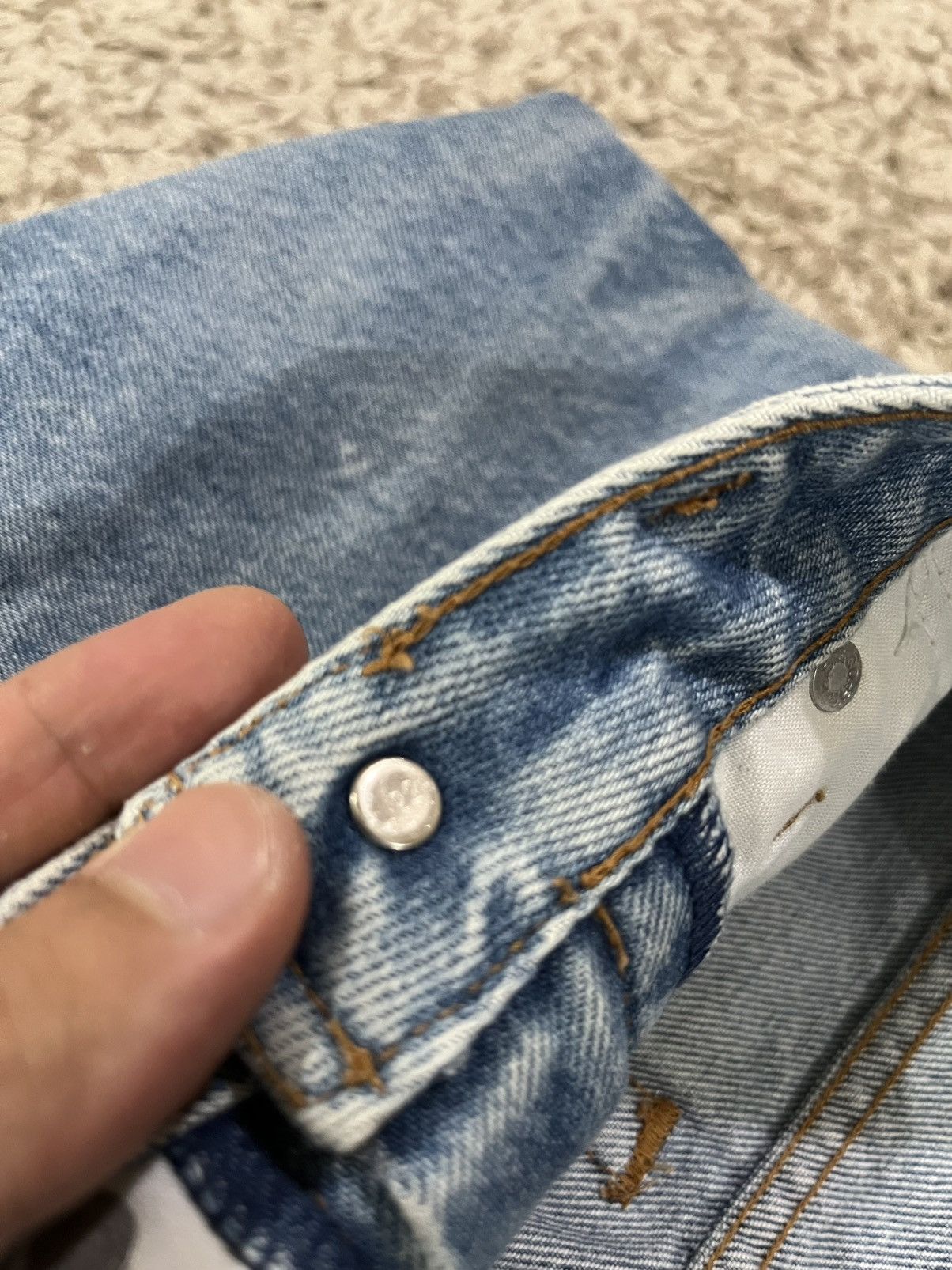 Levi's 🔥 VINTAGE 1990 LEVI’S W626 BLUE JAPAN DENIM Size 23" - 4 Thumbnail