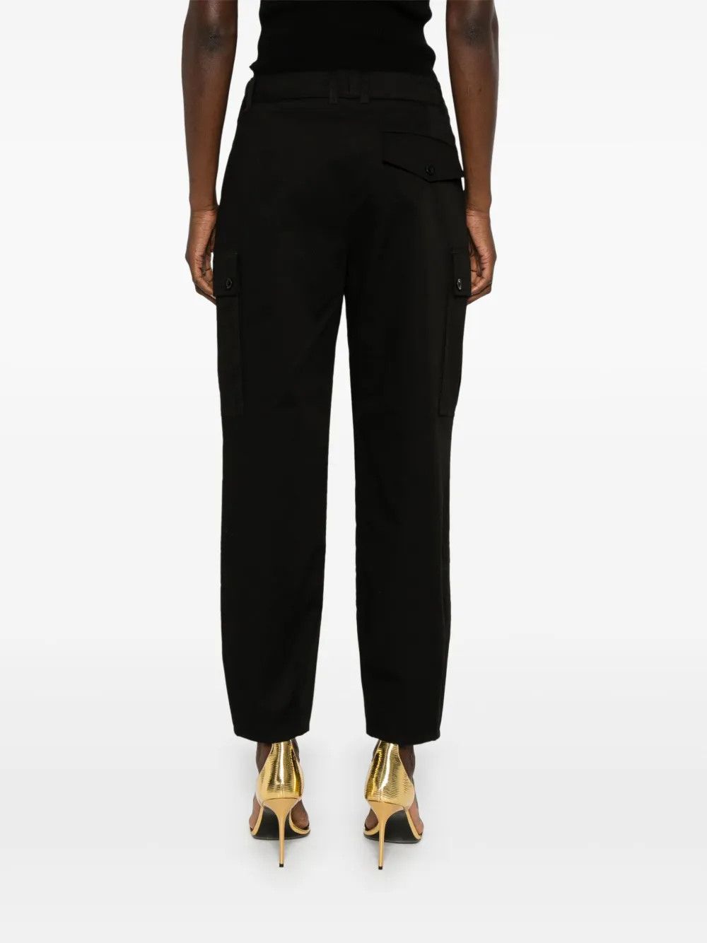 Tom Ford o1y0126 Cargo Pant in Black Size 26" / US 2 / IT 38 - 4 Thumbnail
