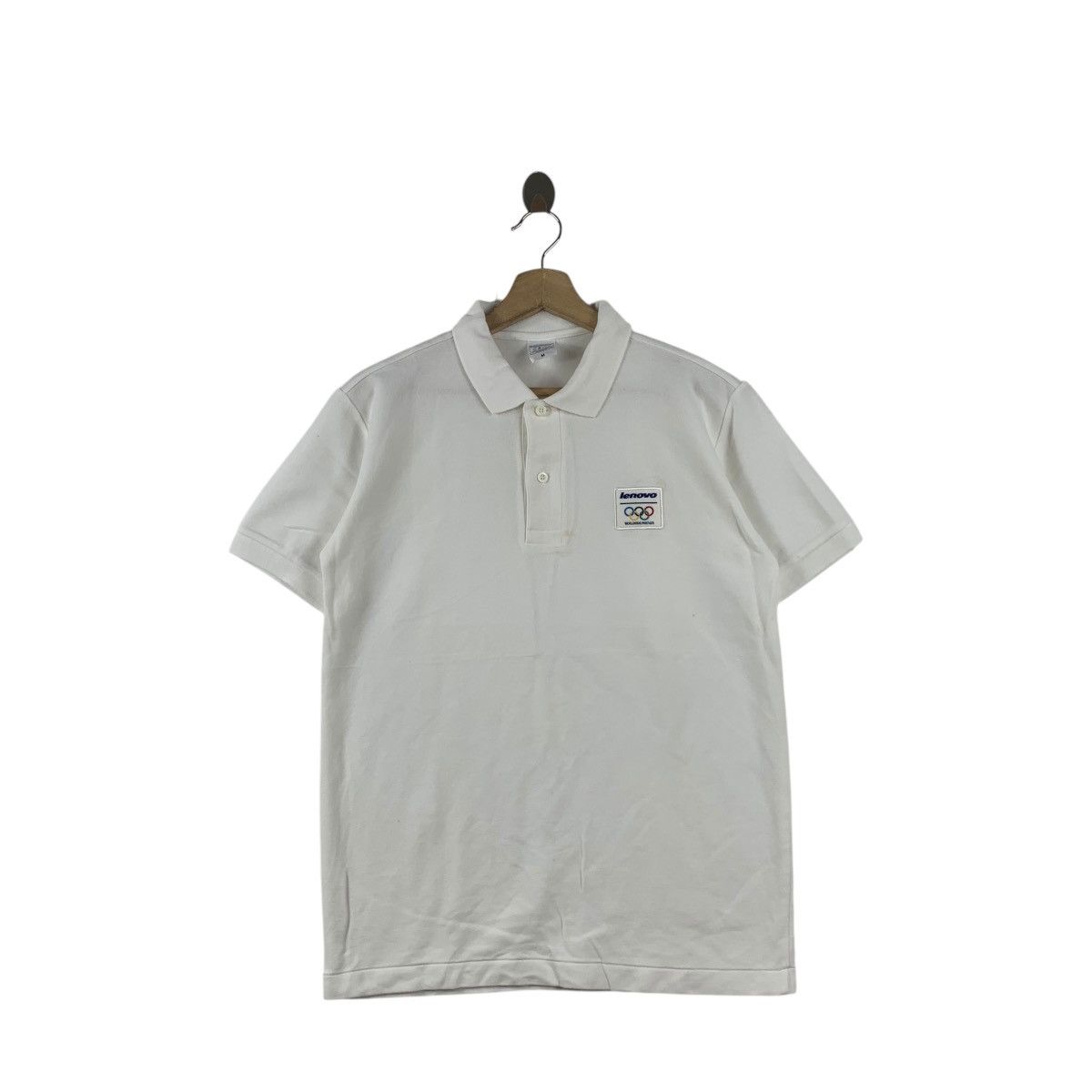 Vintage LENOVO OLYMPIC BEIJING 2008 Digital Sponsor Polo Tee Shirt Size US M / EU 48-50 / 2 - 1 Thumbnail