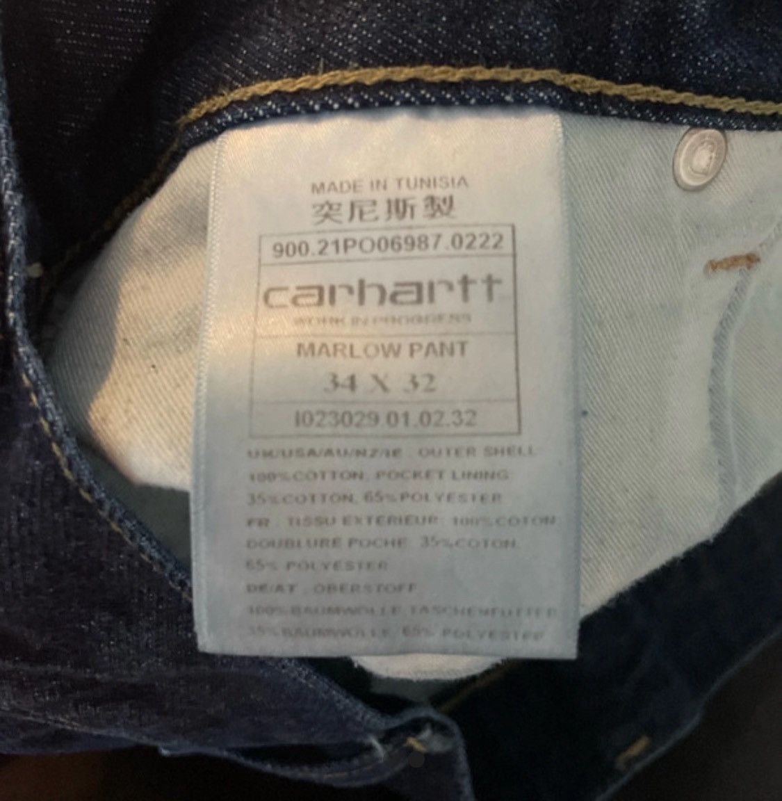Carhartt Carhartt jeans Size US 34 / EU 50 - 3 Thumbnail