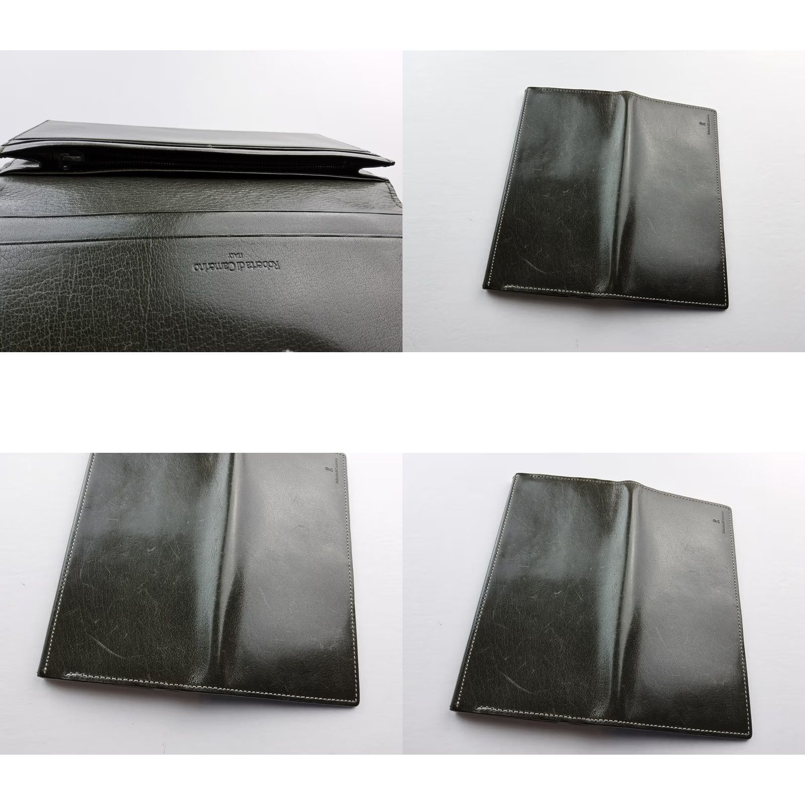 Roberta di Camerino Roberto di Camerino Wallet Bifold Leather Brown Long Full Size Male Men Size ONE SIZE - 9 Thumbnail