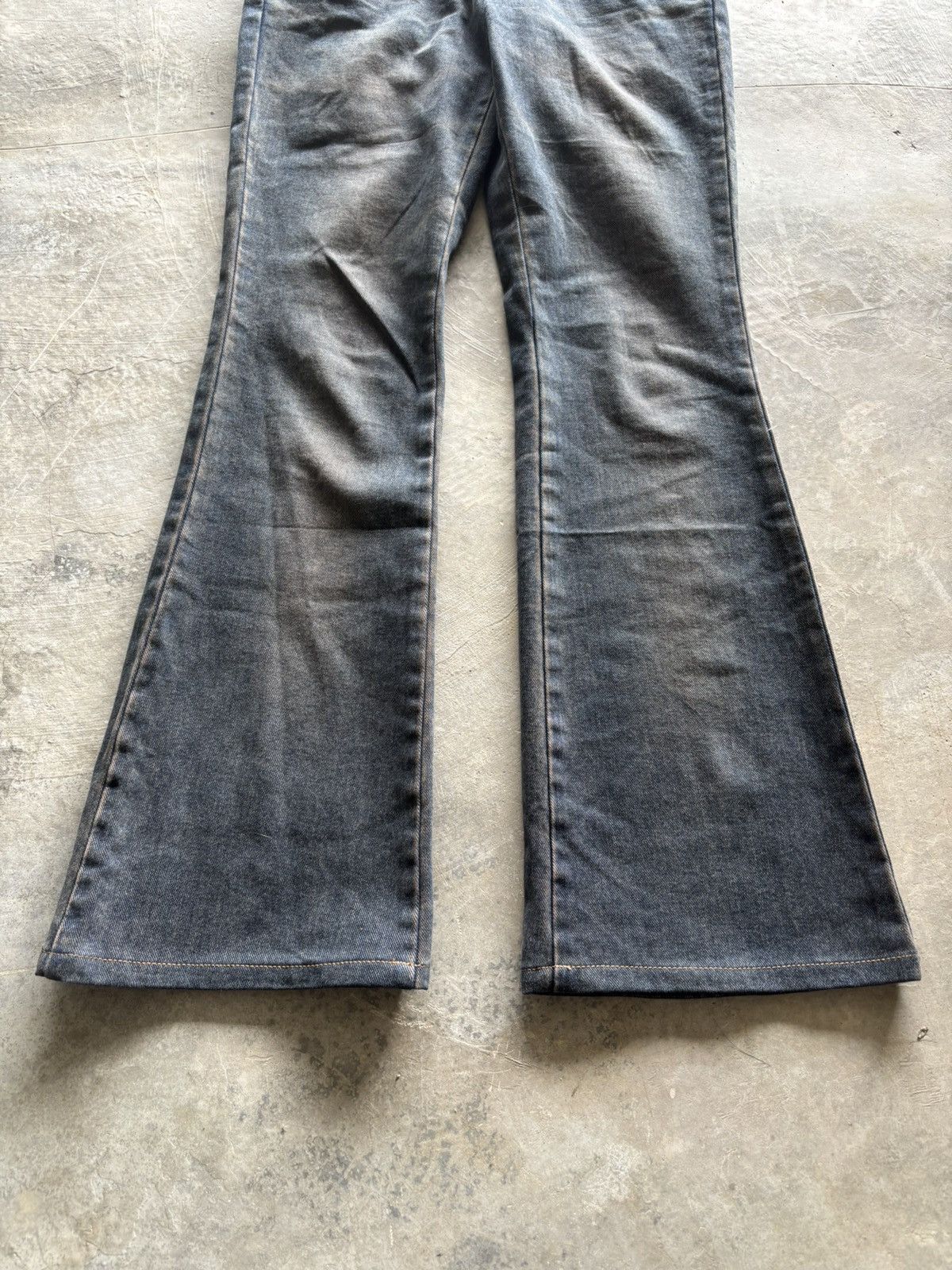 Hysteric Glamour vintage seal kay flared jeans cheetah leopard design rusty Size 26" / US 2 / IT 38 - 11 Thumbnail