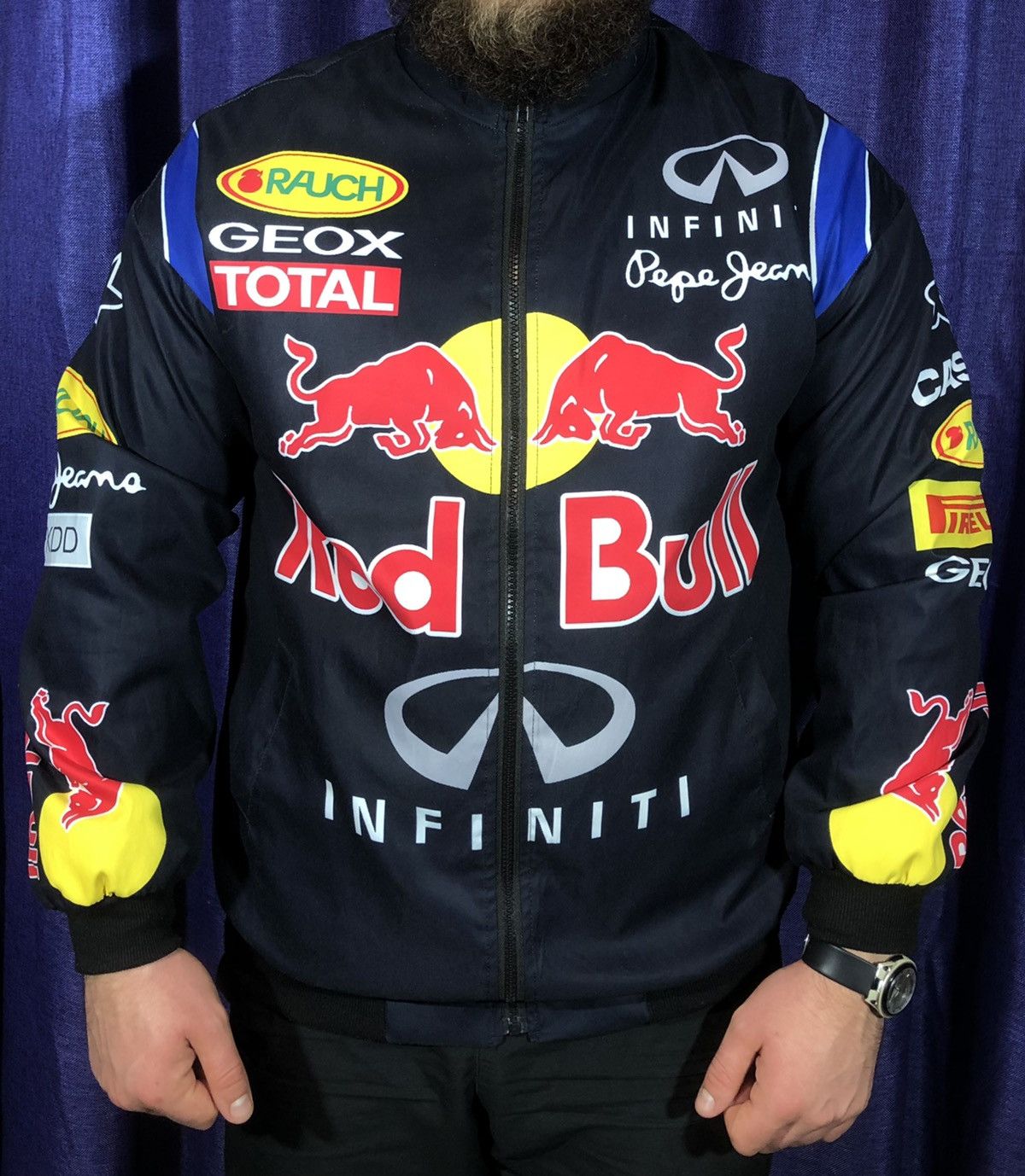 Dainese × Ducati × Red Bull Red Bull Auto Motorcycle Moto Jacket Racing Size US L / EU 52-54 / 3 - 2 Thumbnail