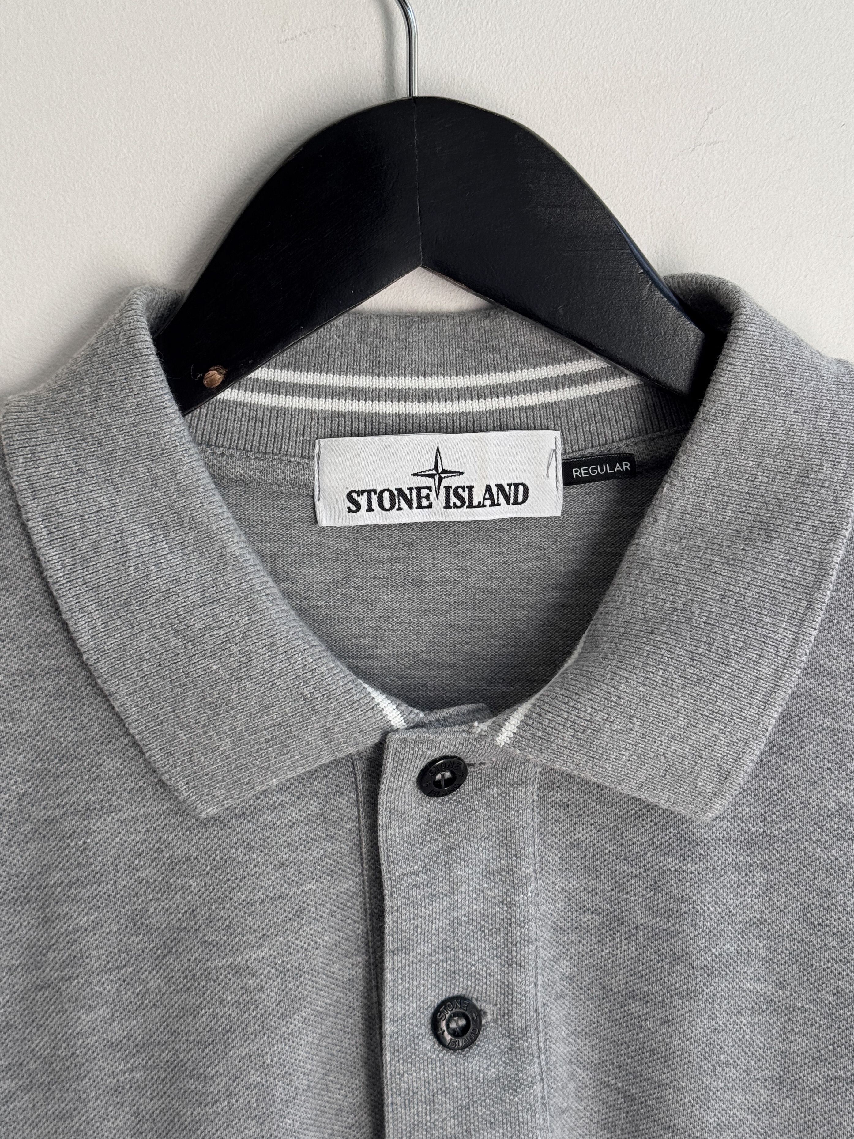 Stone Island Stone Island Longsleeve Polo Shirt Size US XXL / EU 58 / 5 - 5 Thumbnail