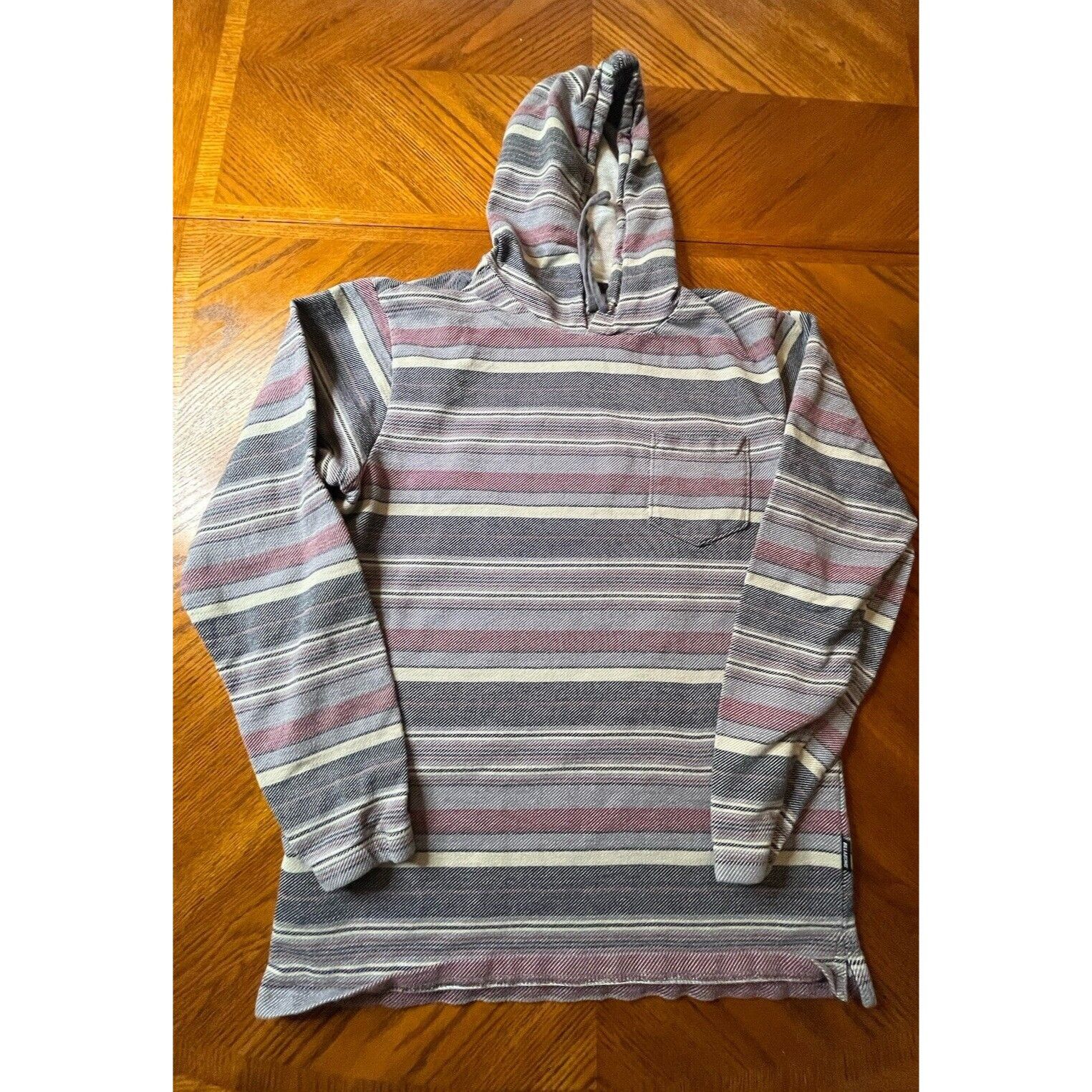 Billabong billabong hoodie size XL stripe surf pullover y2k Size US XL / EU 56 / 4 - 1 Thumbnail