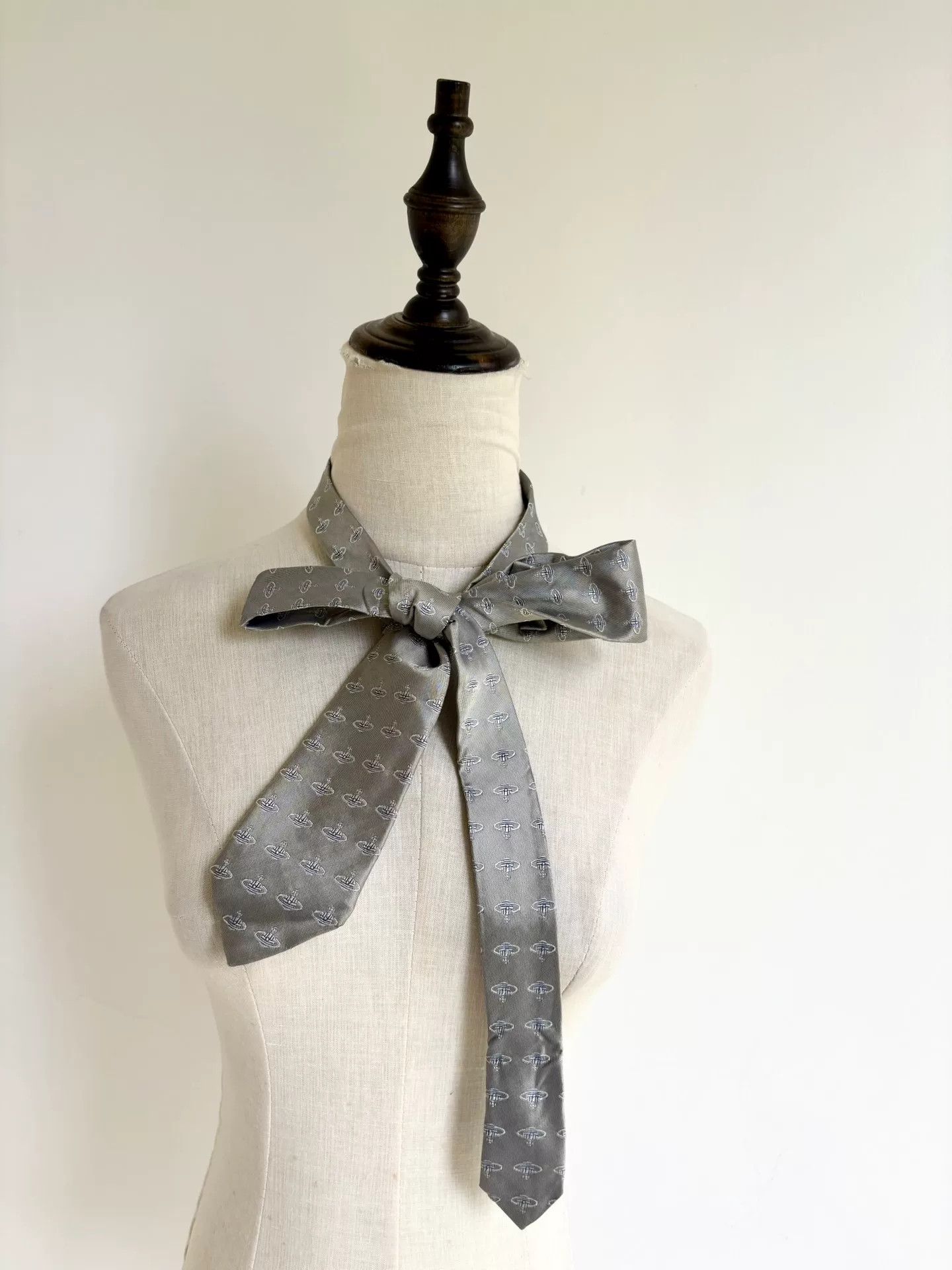 Vivienne Westwood vivienne westwood silver embroidered necktie Size ONE SIZE - 1 Thumbnail