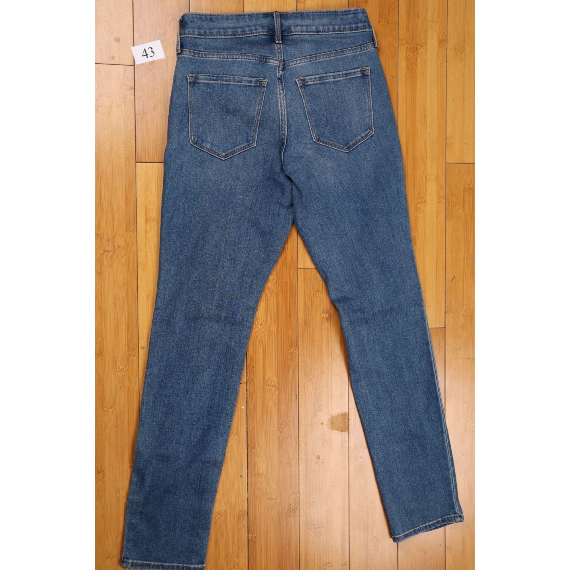 Old Navy Old Navy Mid-Rise Power Slim Straight Jeans - Size 4 Size 27" / US 4 / IT 40 - 2 Thumbnail