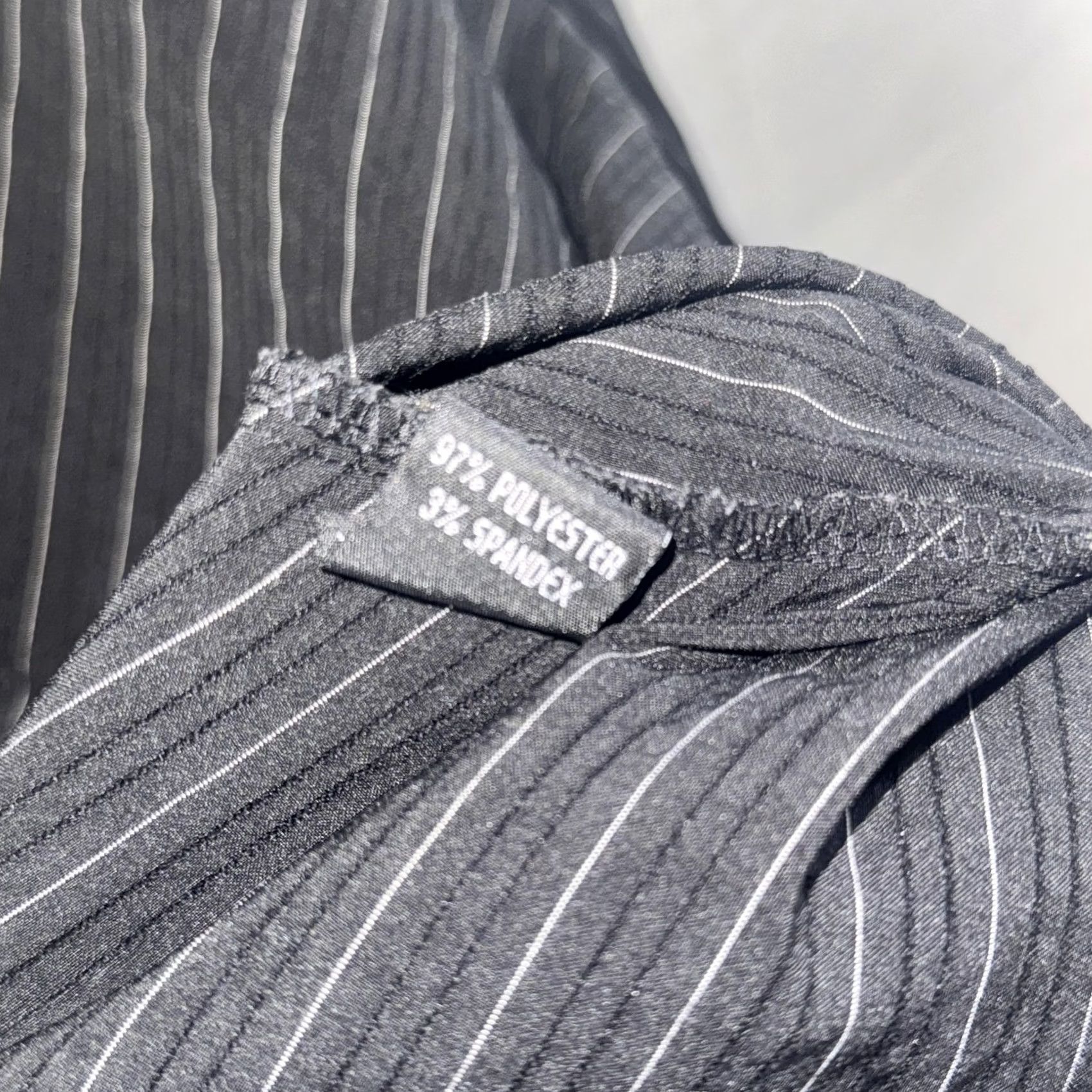 Vintage 7 Diamonds Shirts Mens Large Lot of 2 Black Pink Striped Stretch Button Up Size US L / EU 52-54 / 3 - 6 Thumbnail