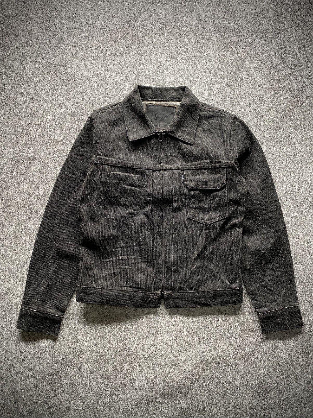 If Six Was Nine × Japanese Brand × Le Grande Bleu (L.G.B.) 2000s Lowrider type 1 boxyfit denim jacket Size US S / EU 44-46 / 1 - 1 Thumbnail