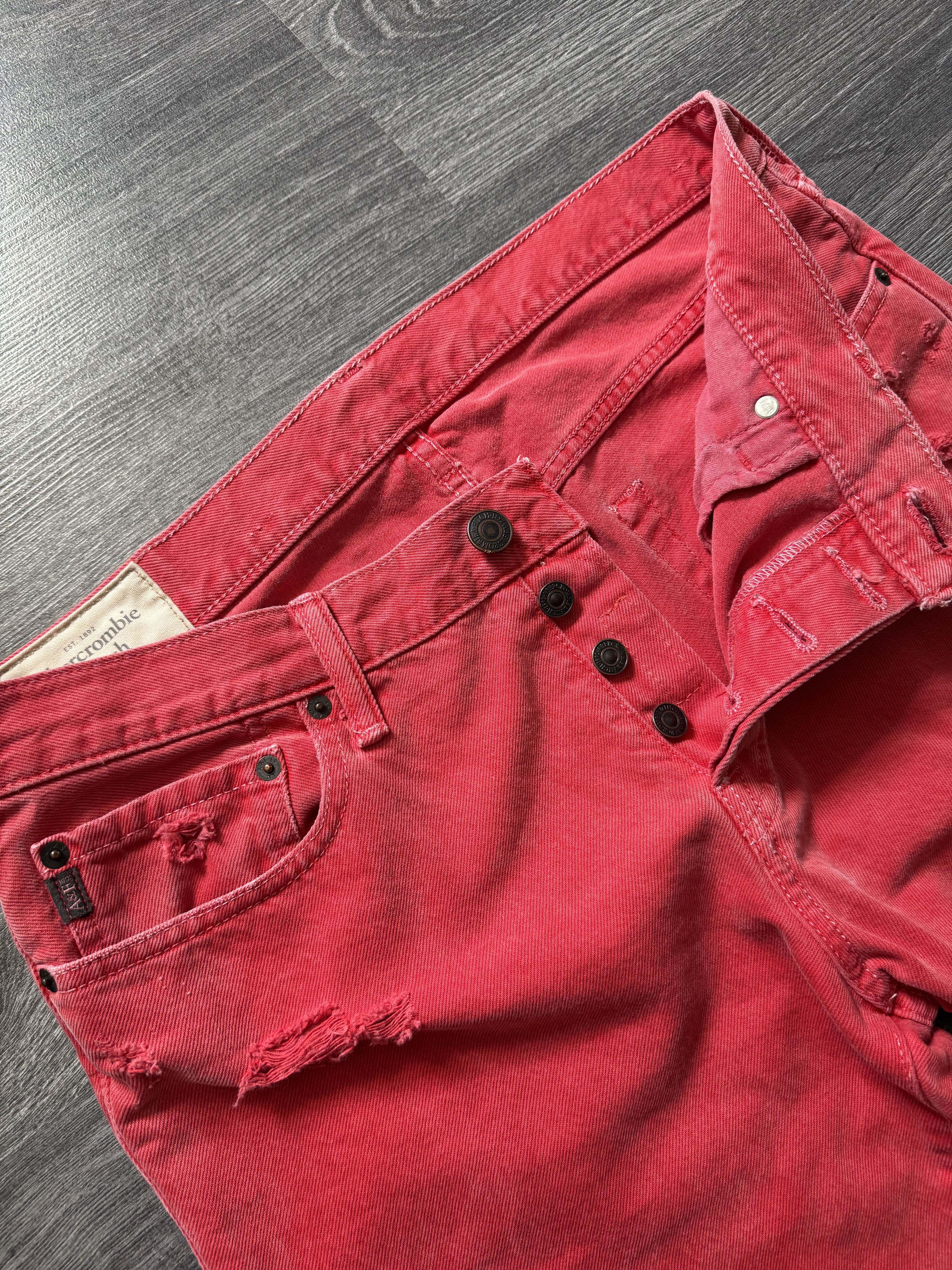 Abercrombie & Fitch Vintage Abercrombie & Fitch Distressed Washed Denim Pants Size US 34 / EU 50 - 7 Thumbnail